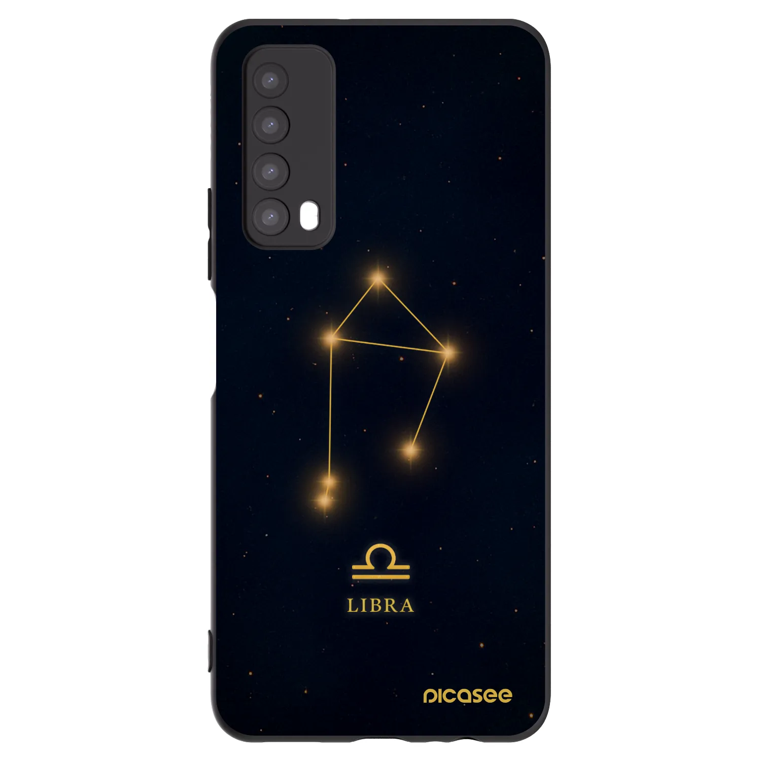 Picasee crna silikonska maskica za Huawei P Smart 2021 - LIBRA