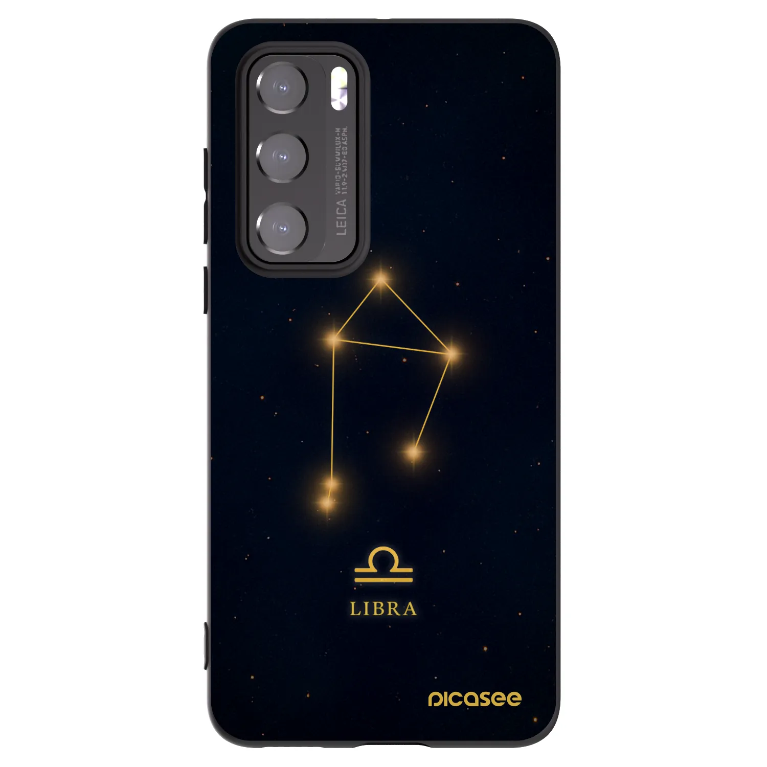 Picasee crna silikonska maskica za Huawei P40 - LIBRA