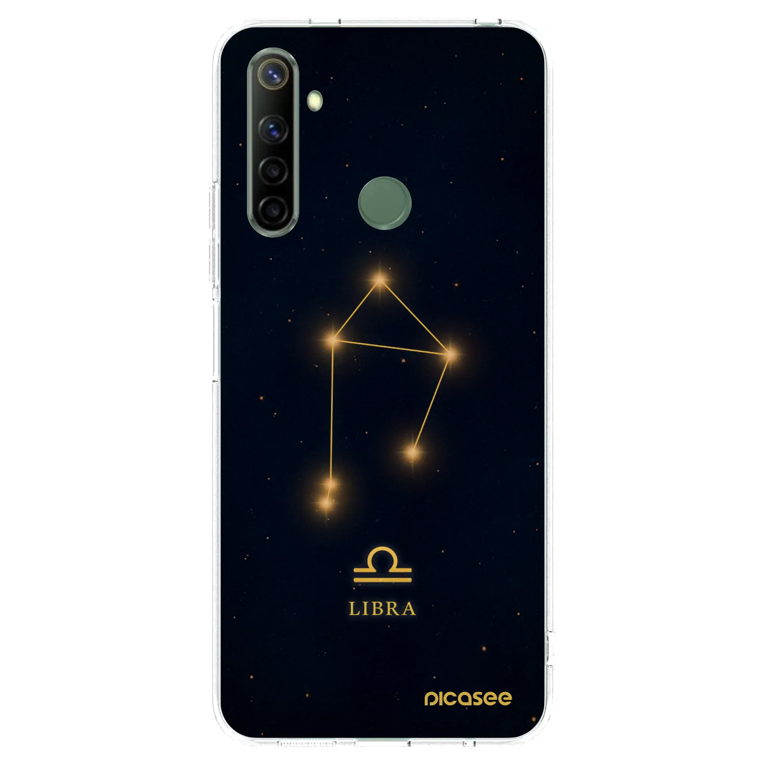Picasee silikonska prozirna maskica za Realme 6i - LIBRA
