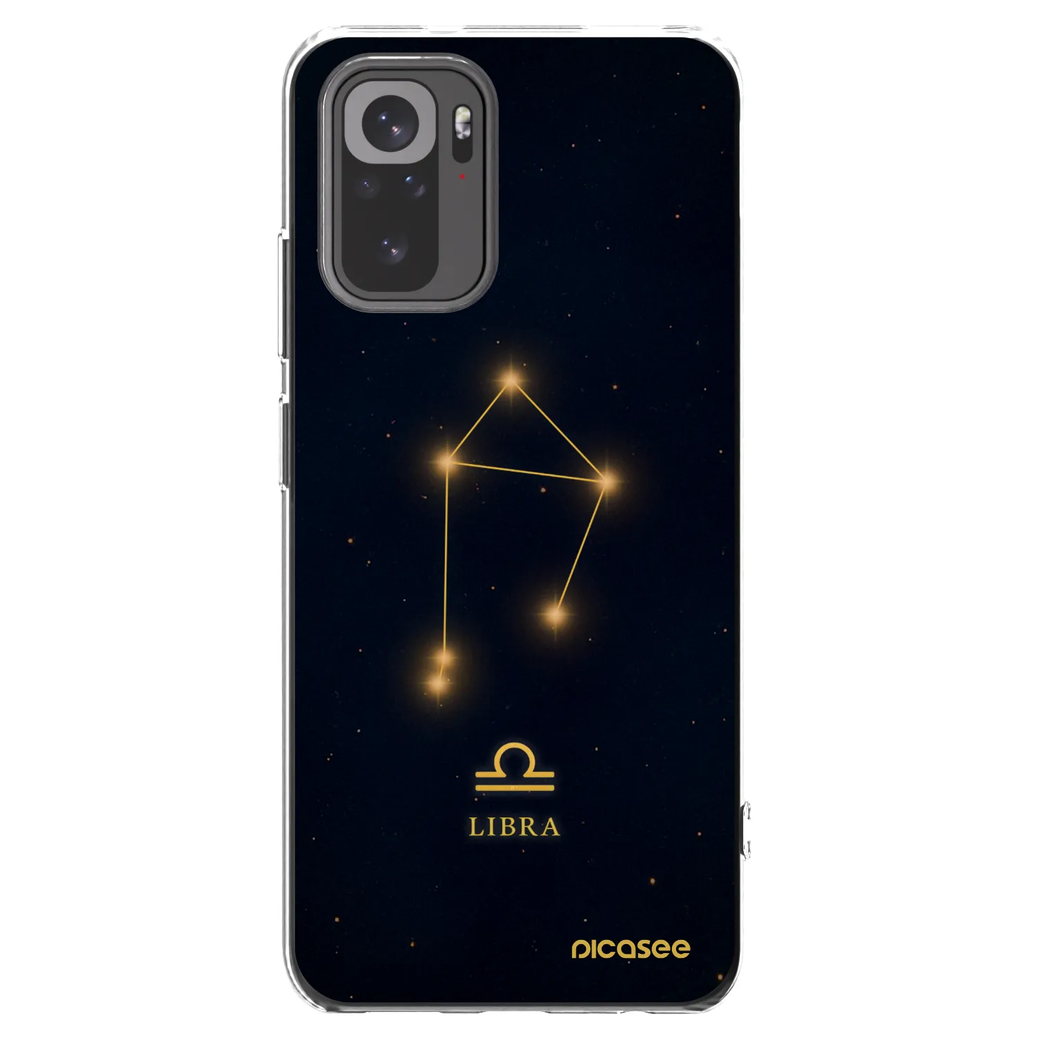 Picasee silikonska prozirna maskica za Xiaomi Redmi Note 10 - LIBRA