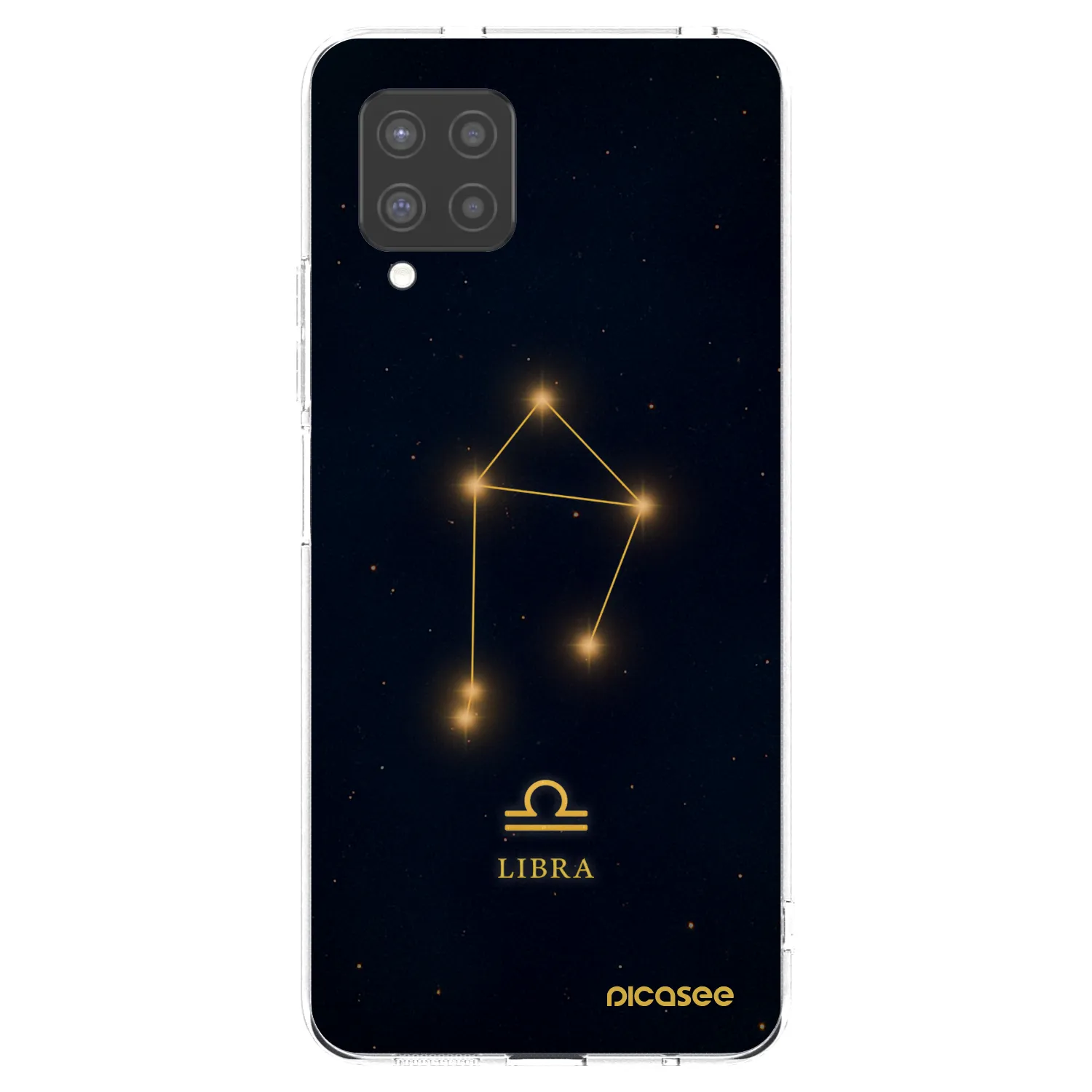 Picasee silikonska prozirna maskica za Samsung Galaxy A42 A426B - LIBRA