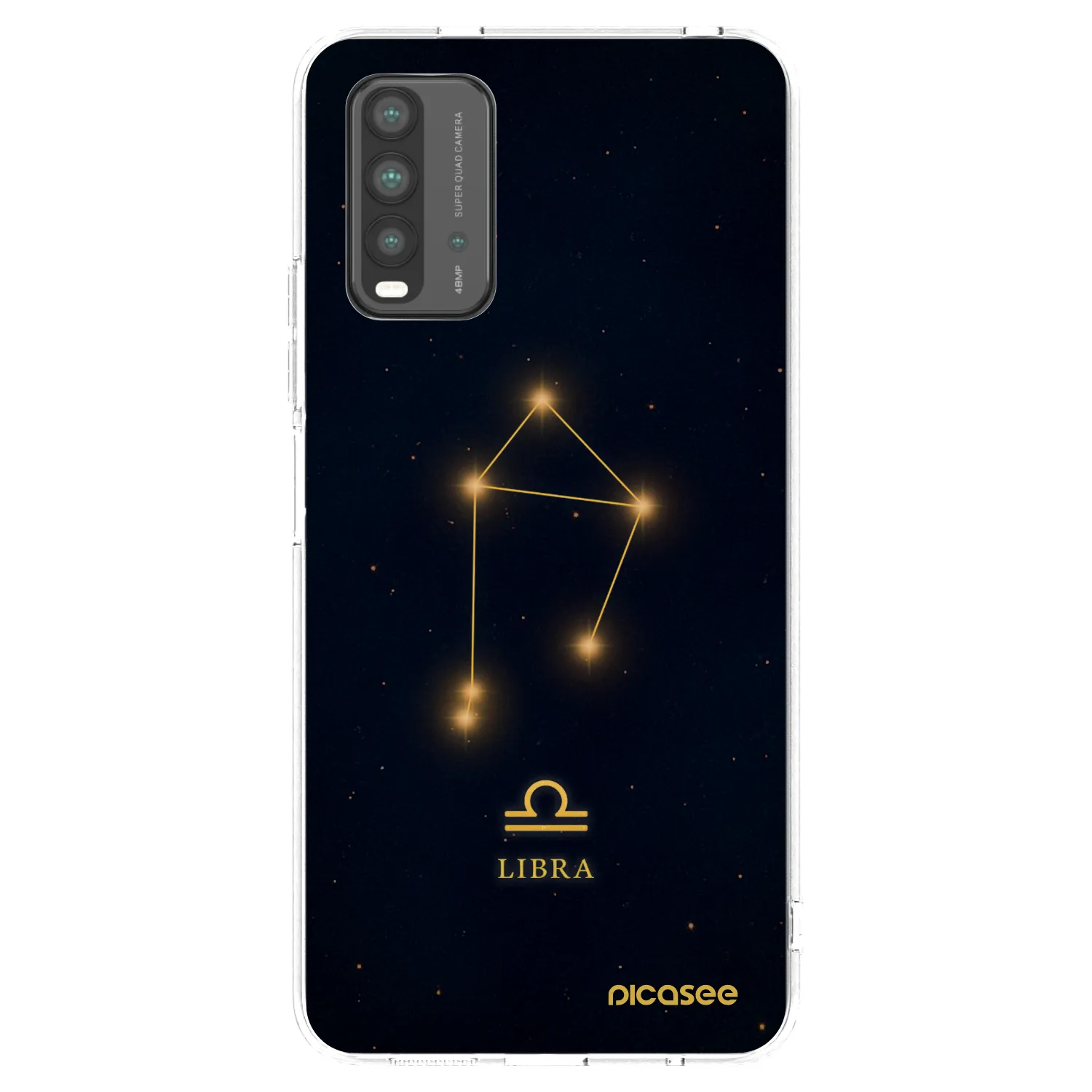 Picasee crna silikonska maskica za Xiaomi Redmi 9T - LIBRA