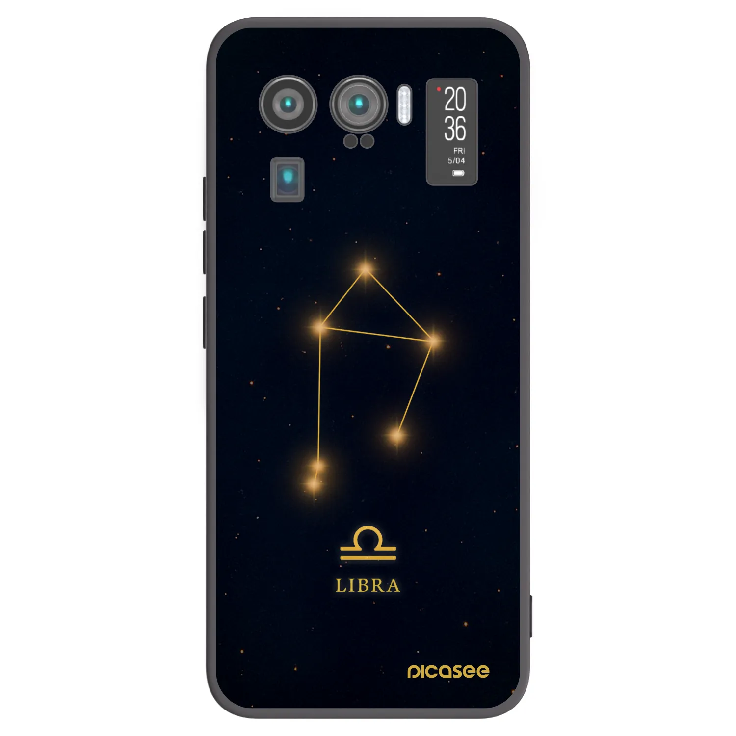 Picasee crna silikonska maskica za Xiaomi Mi 11 Ultra - LIBRA
