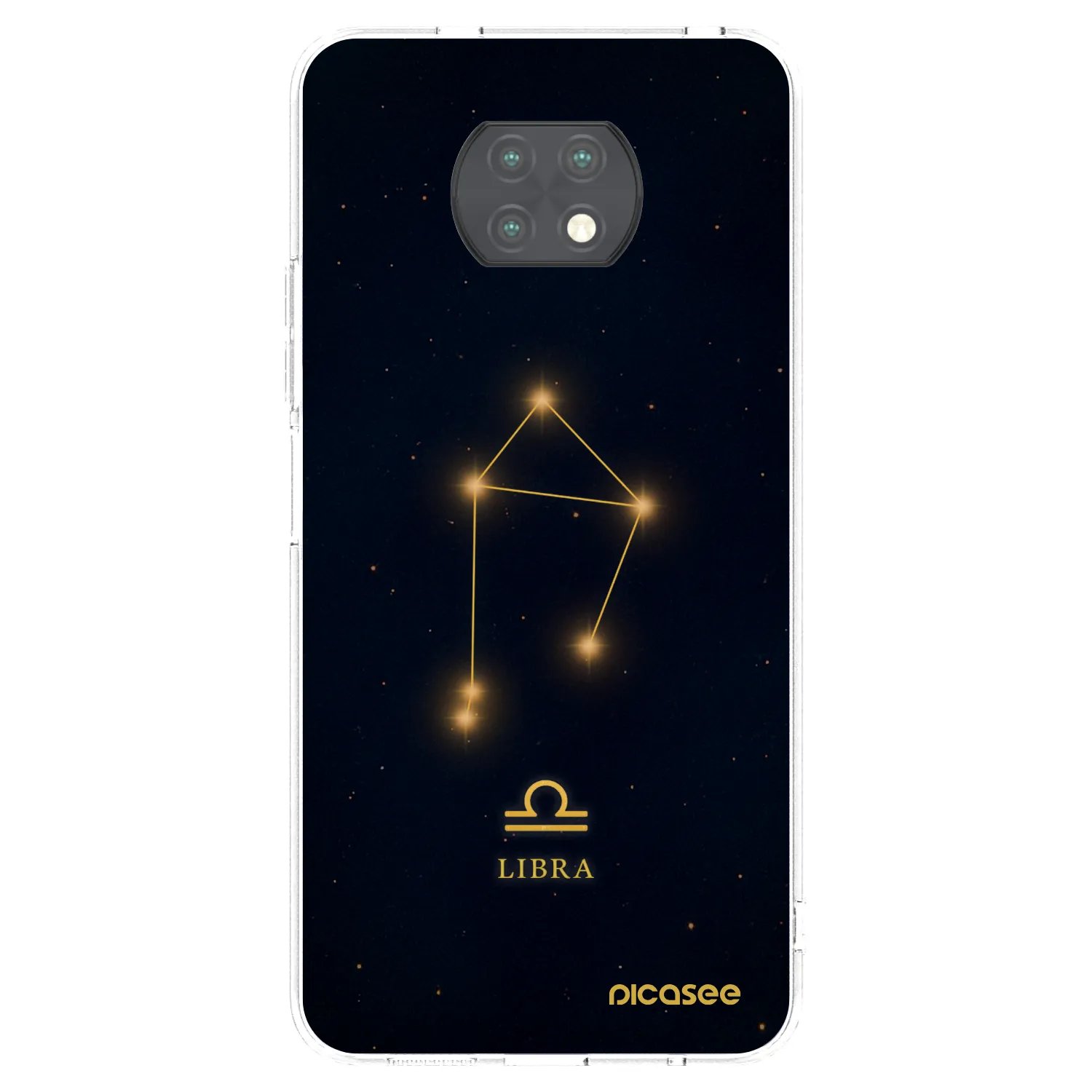 Picasee silikonska prozirna maskica za Xiaomi Redmi Note 9T - LIBRA