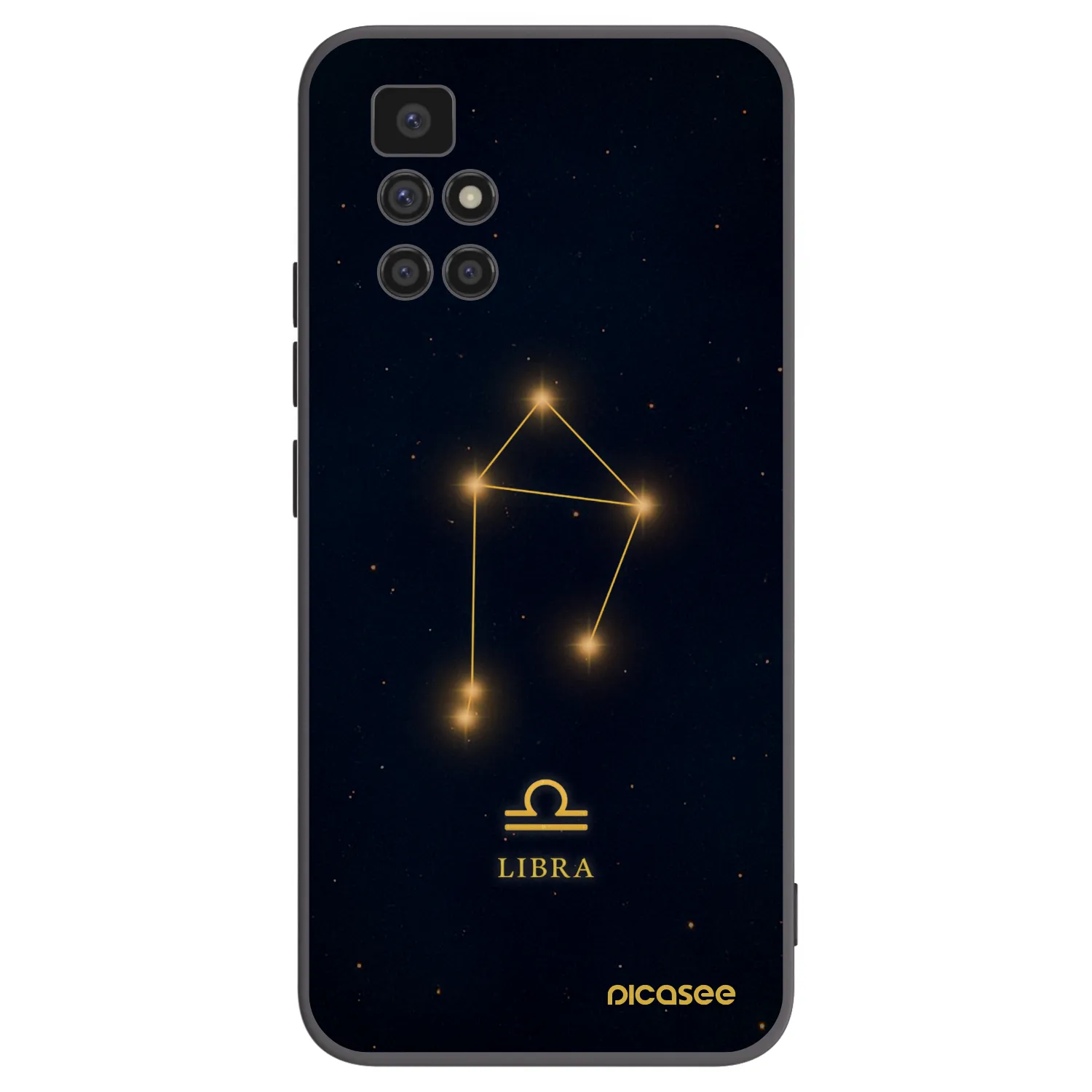 Picasee crna silikonska maskica za Xiaomi Redmi 10 - LIBRA
