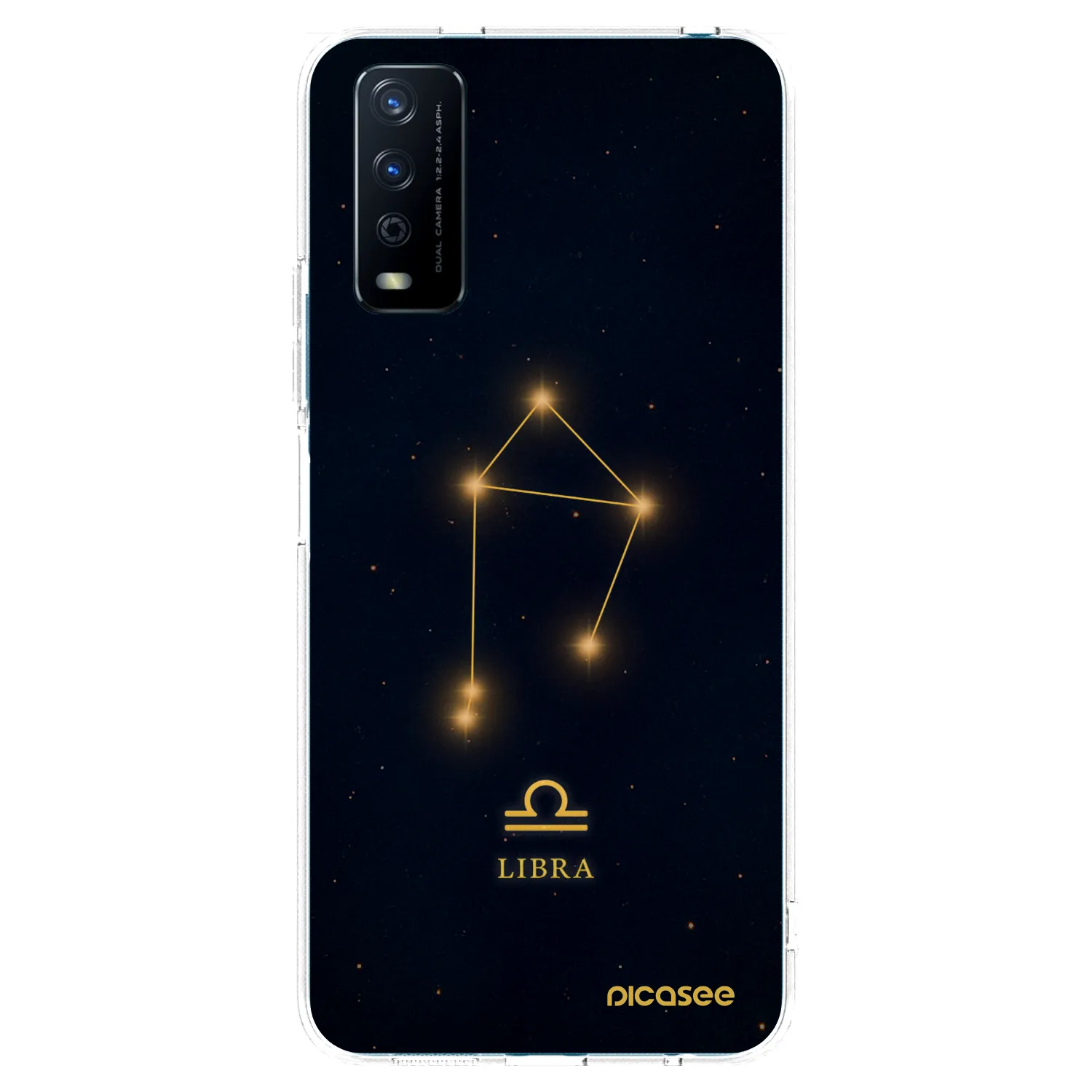 Picasee silikonska prozirna maskica za Vivo Y11s - LIBRA
