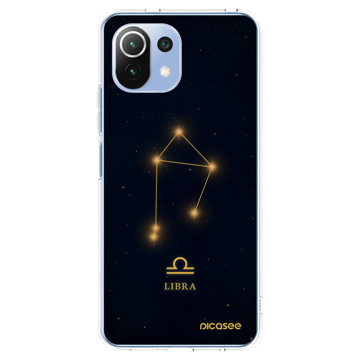 Picasee silikonska prozirna maskica za Xiaomi 11 Lite 5G NE - LIBRA