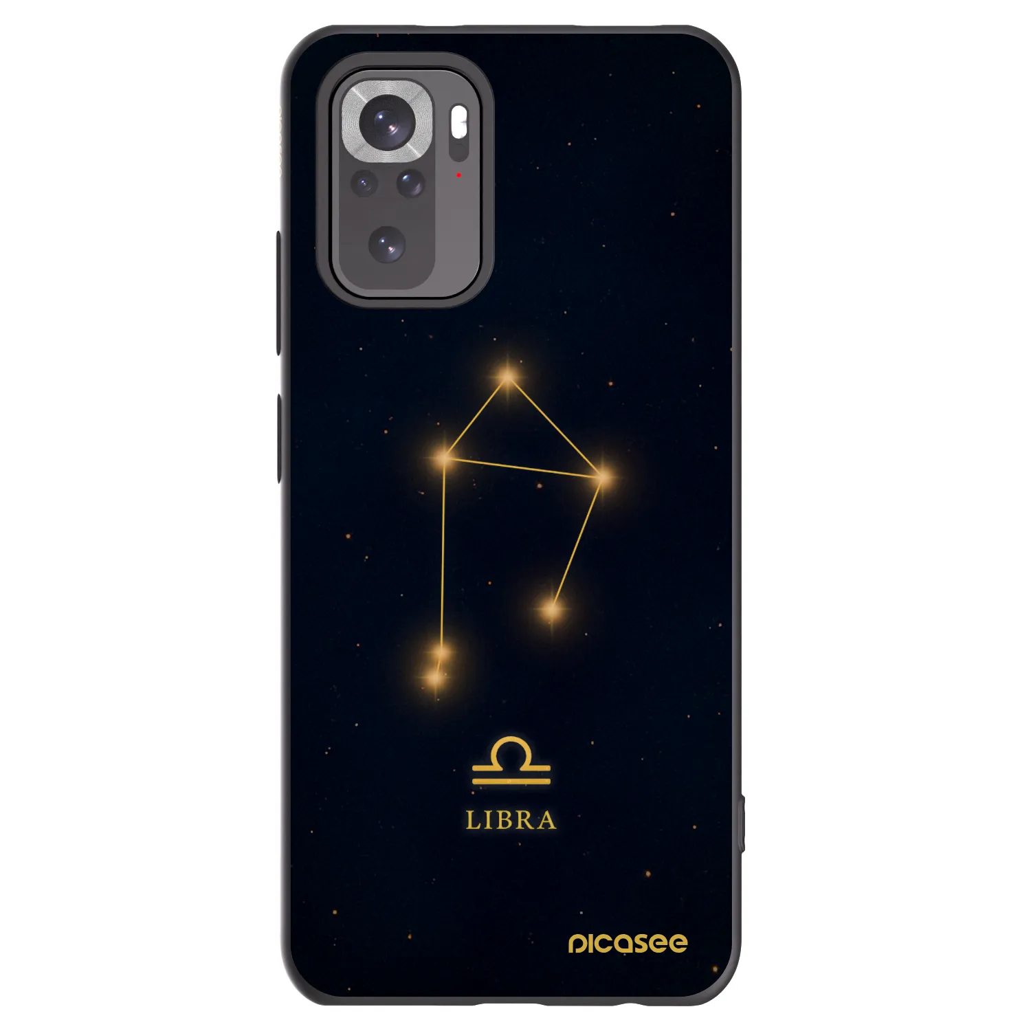 Picasee crna silikonska maskica za Xiaomi Redmi Note 11S 4G - LIBRA
