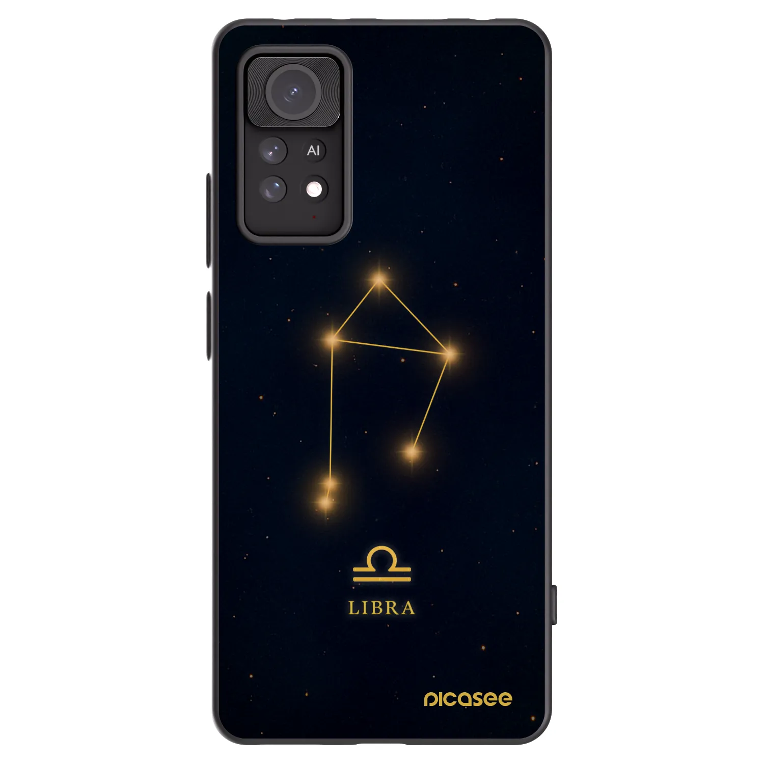 Picasee crna silikonska maskica za Xiaomi Redmi Note 11 Pro 5G - LIBRA