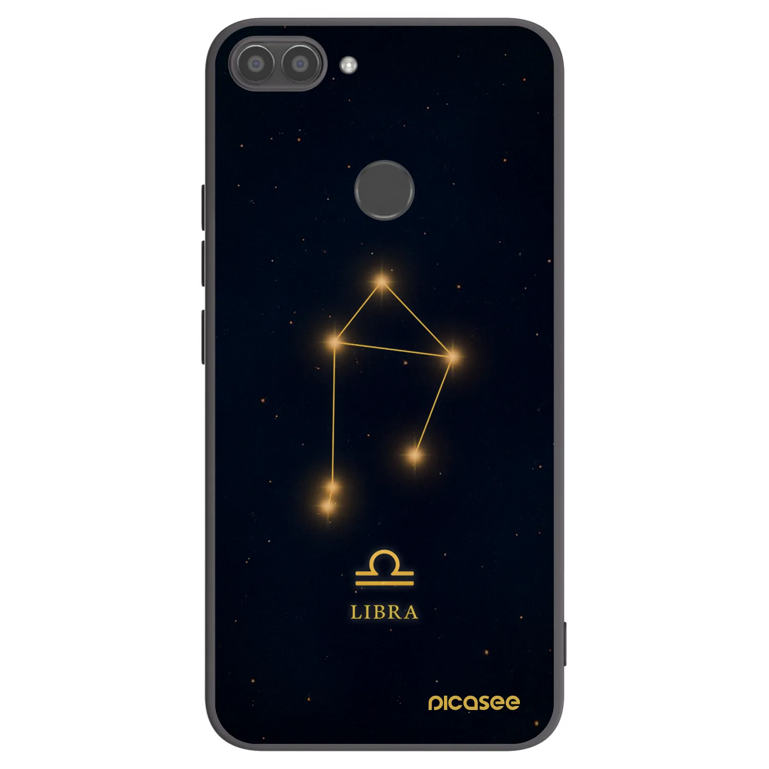 Picasee crna silikonska maskica za Huawei P Smart - LIBRA