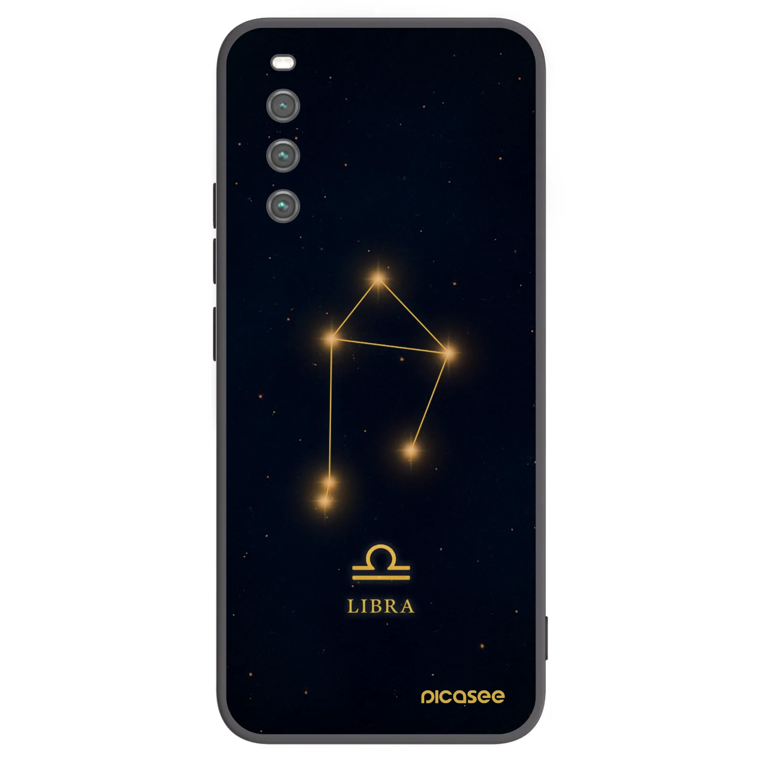 Picasee crna silikonska maskica za Sony Xperia 10 IV 5G - LIBRA