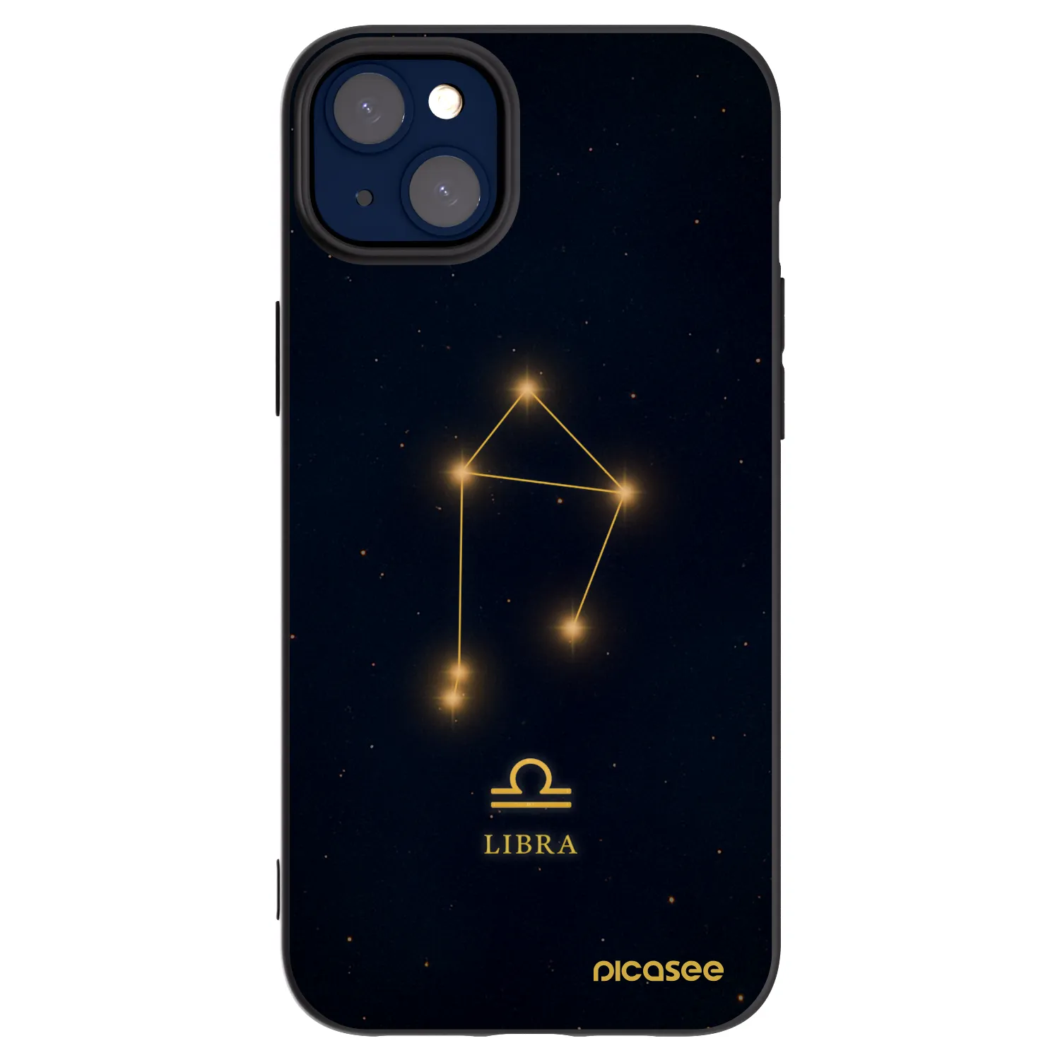 Picasee crna silikonska maskica za Apple iPhone 14 Plus - LIBRA