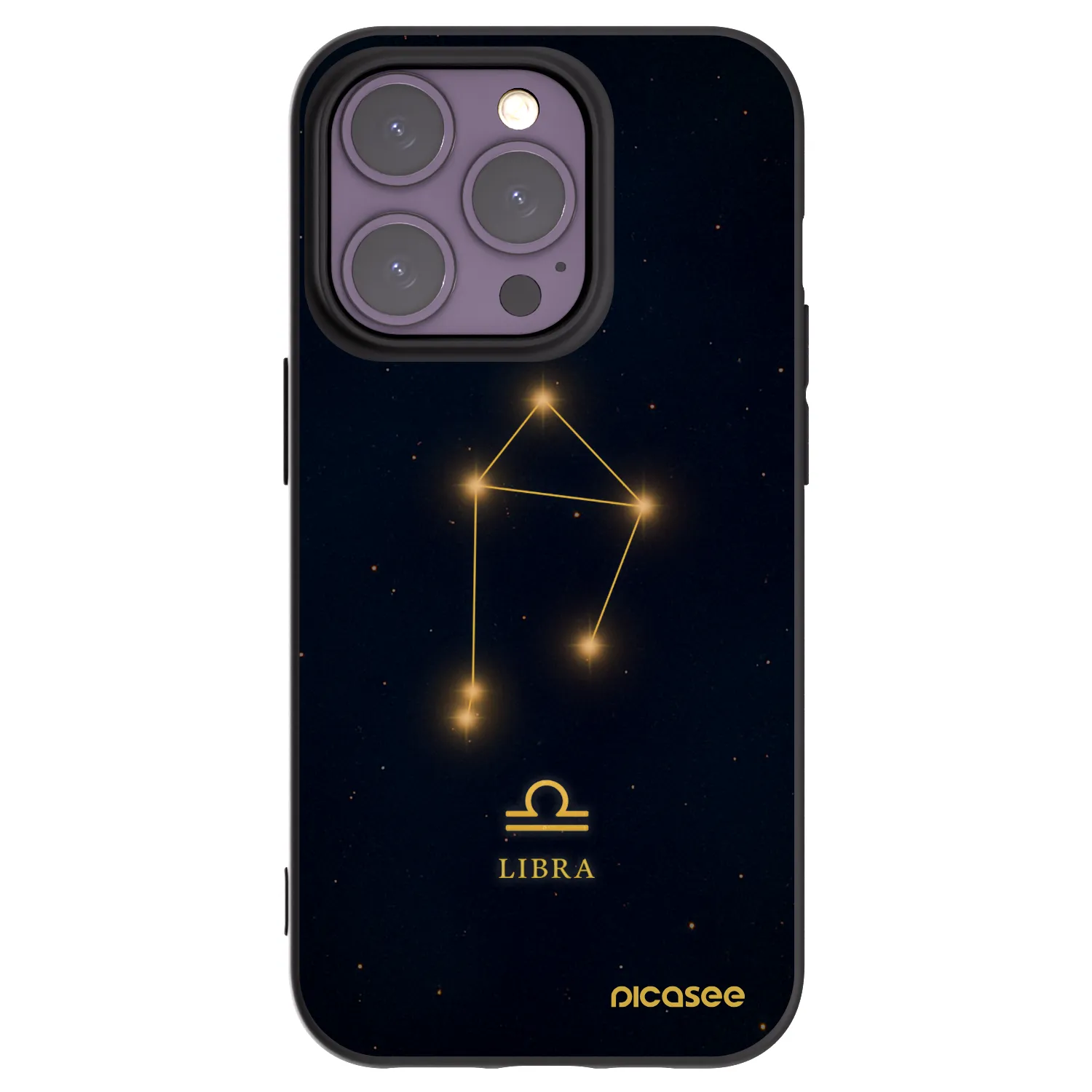 Picasee crna silikonska maskica za Apple iPhone 14 Pro - LIBRA