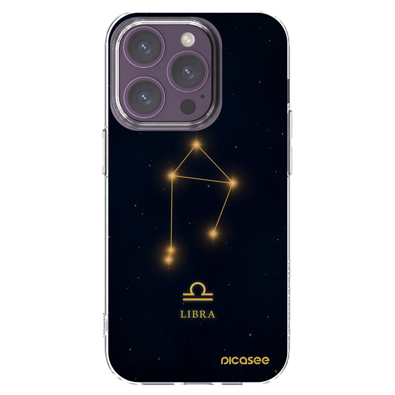 Picasee silikonska prozirna maskica za Apple iPhone 14 Pro - LIBRA