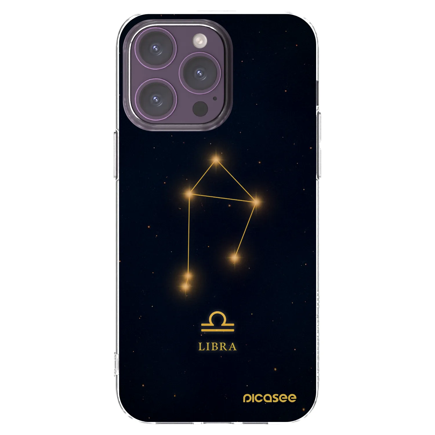 Picasee silikonska prozirna maskica za Apple iPhone 14 Pro Max - LIBRA