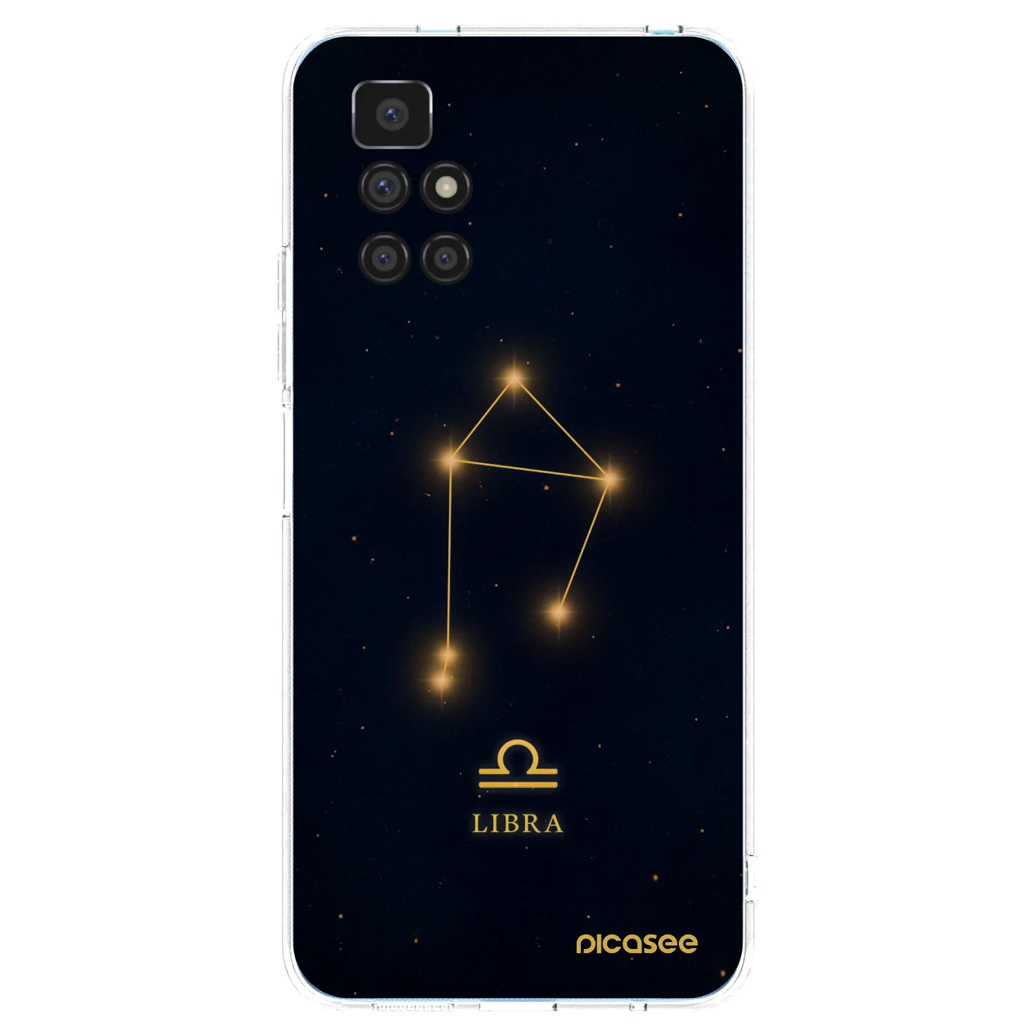 Picasee silikonska prozirna maskica za Xiaomi Redmi 10 (2022) - LIBRA