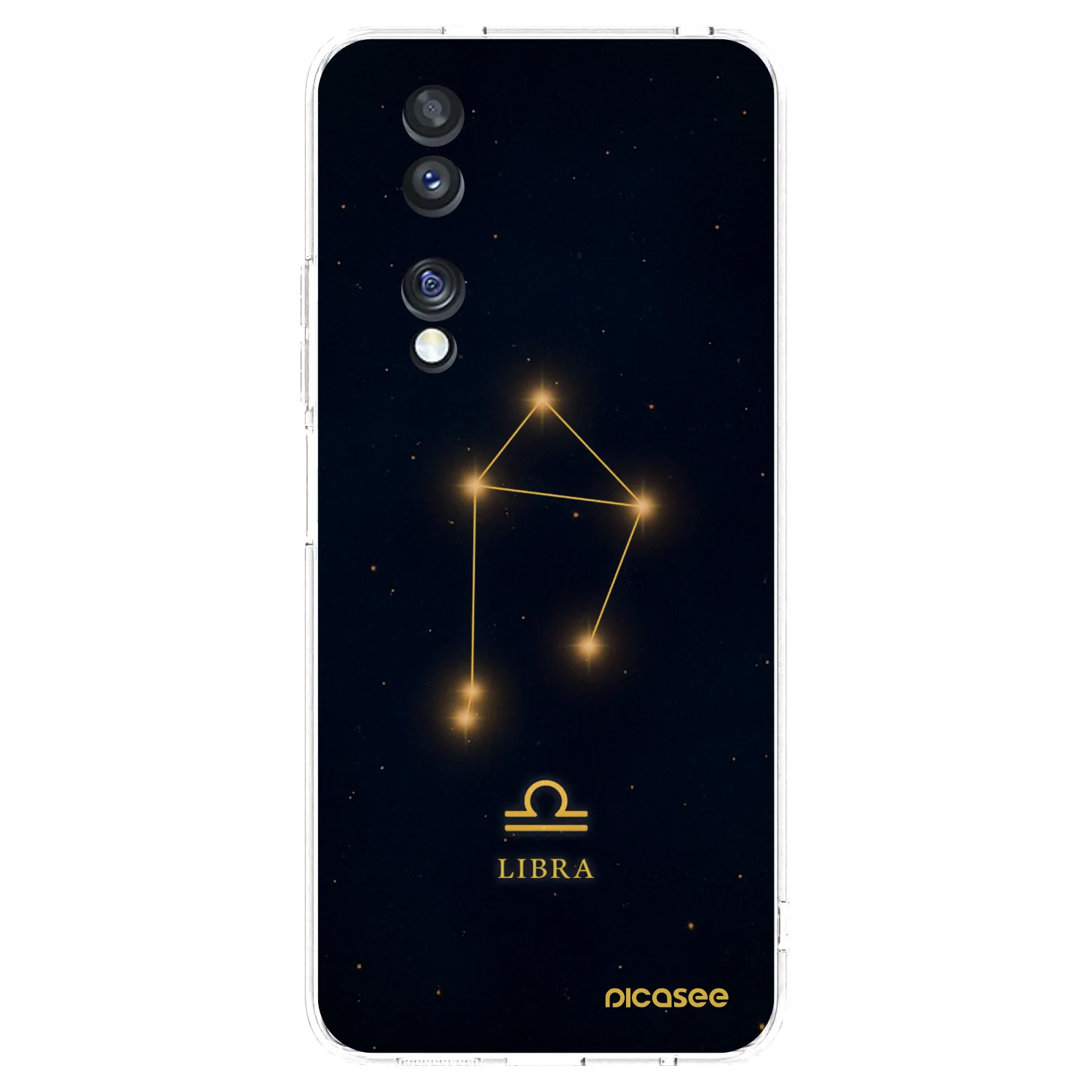 Picasee silikonska prozirna maskica za Honor 70 - LIBRA