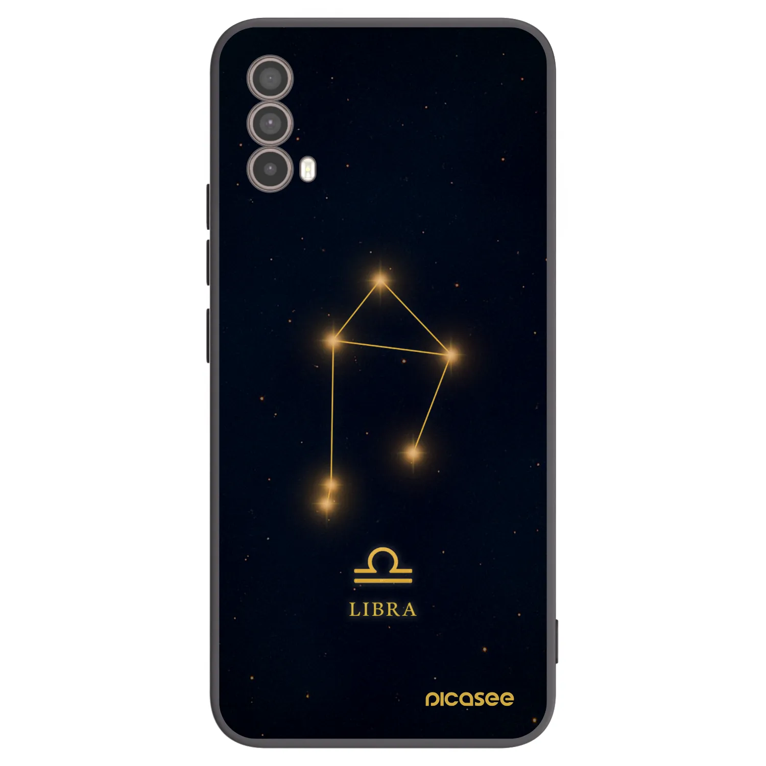 Picasee crna silikonska maskica za Motorola Moto E40 - LIBRA