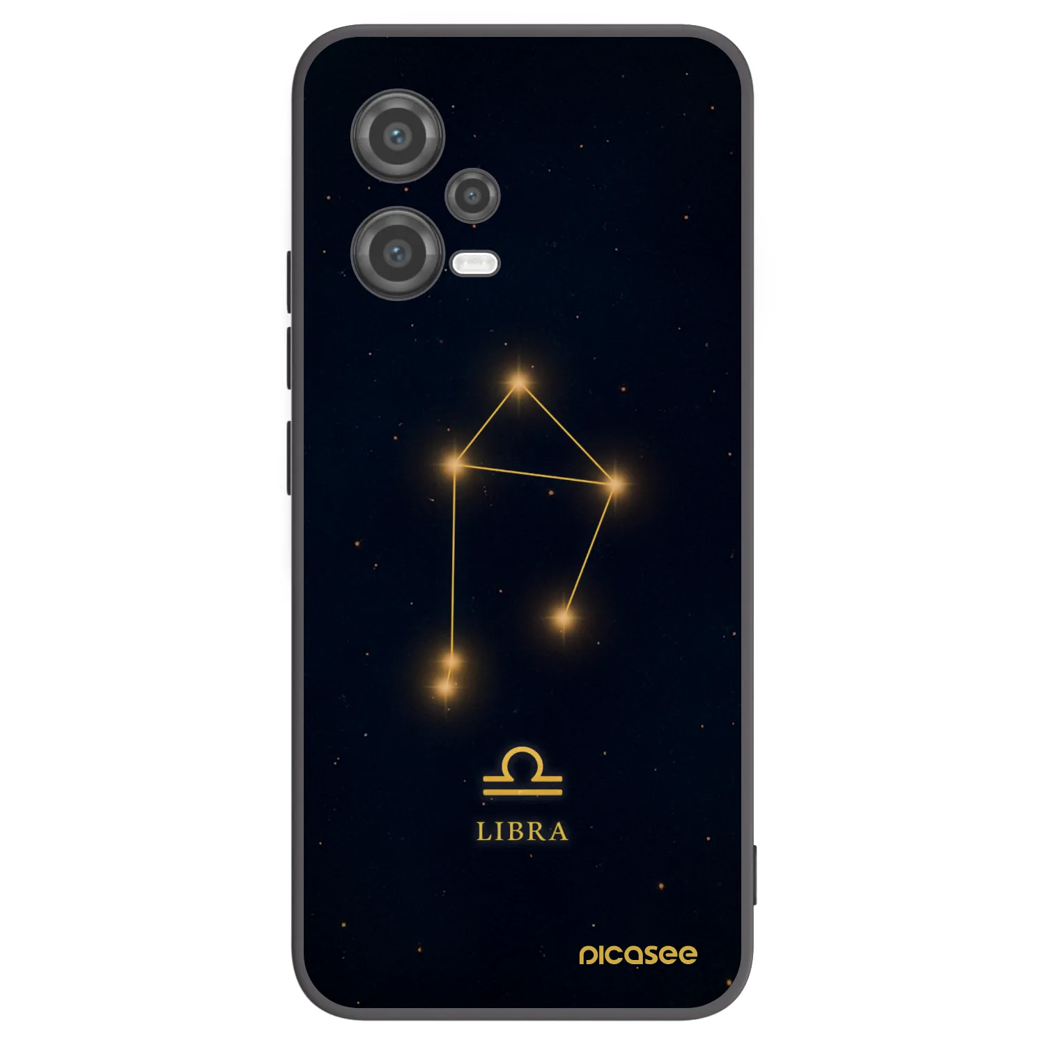 Picasee crna silikonska maskica za Xiaomi Poco X5 - LIBRA
