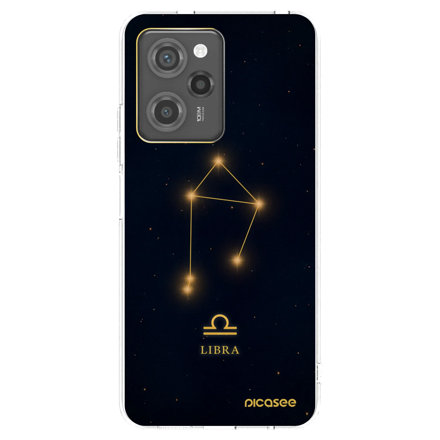 Picasee crna silikonska maskica za Xiaomi Poco X5 Pro - LIBRA