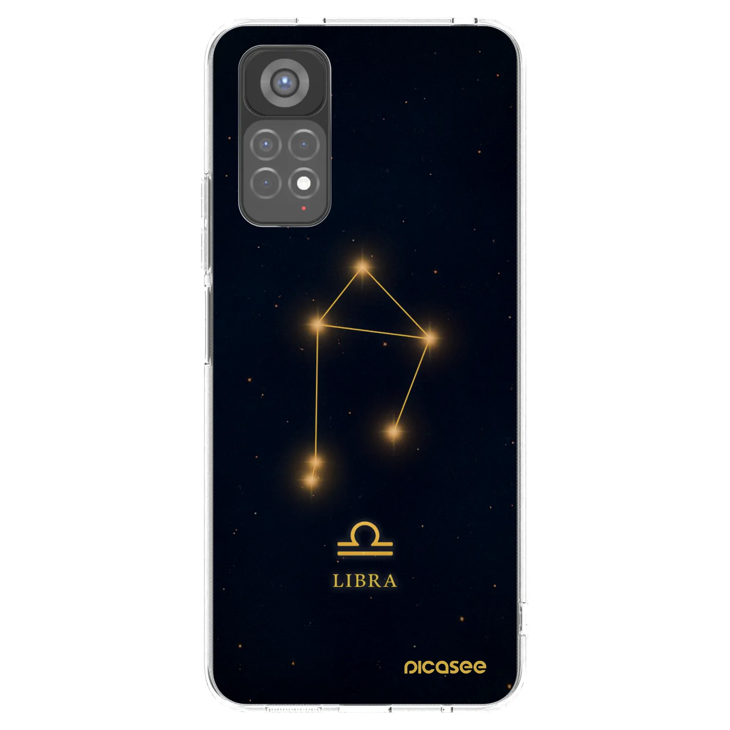 Picasee silikonska prozirna maskica za Xiaomi Redmi Note 11S 5G - LIBRA
