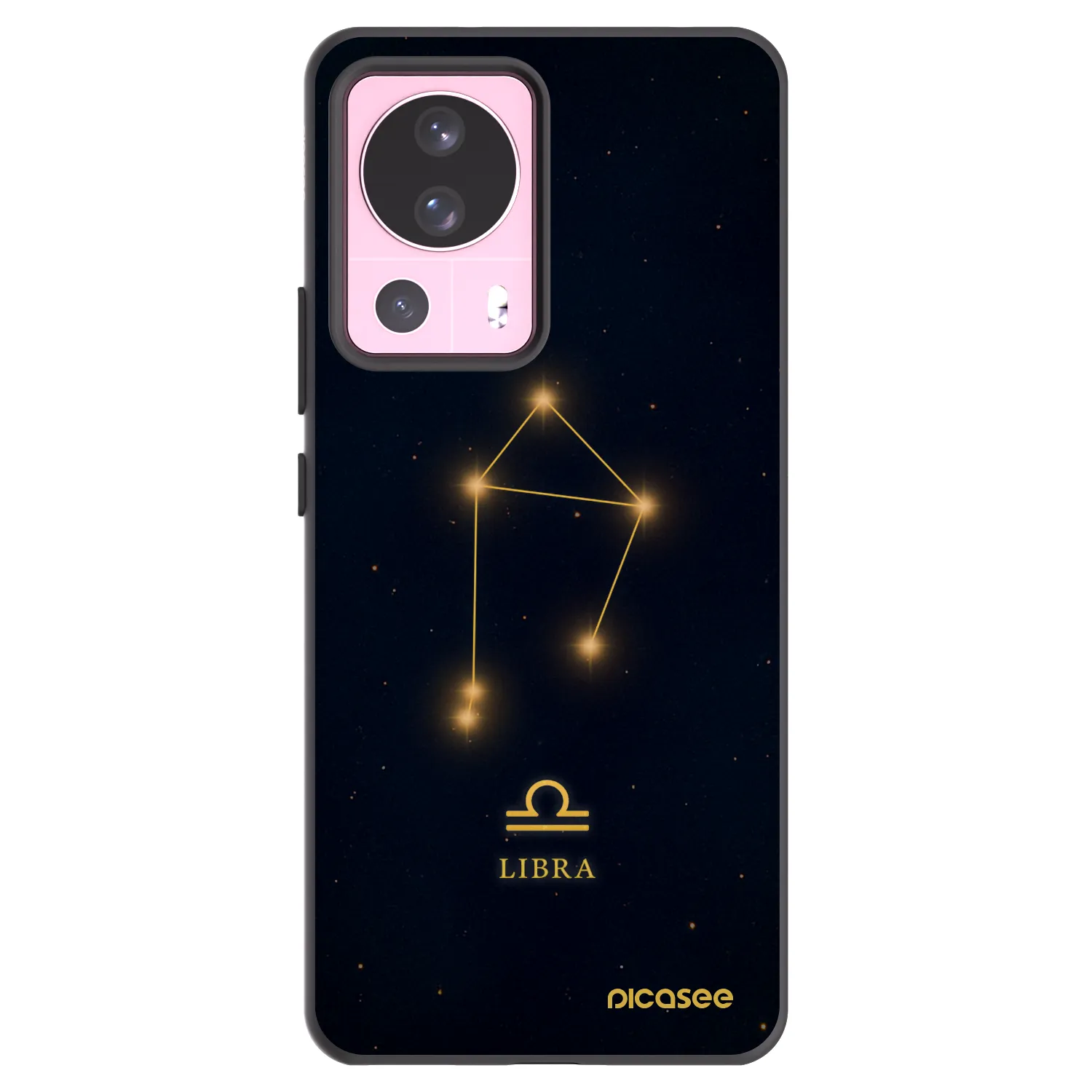 Picasee crna silikonska maskica za Xiaomi 13 Lite - LIBRA