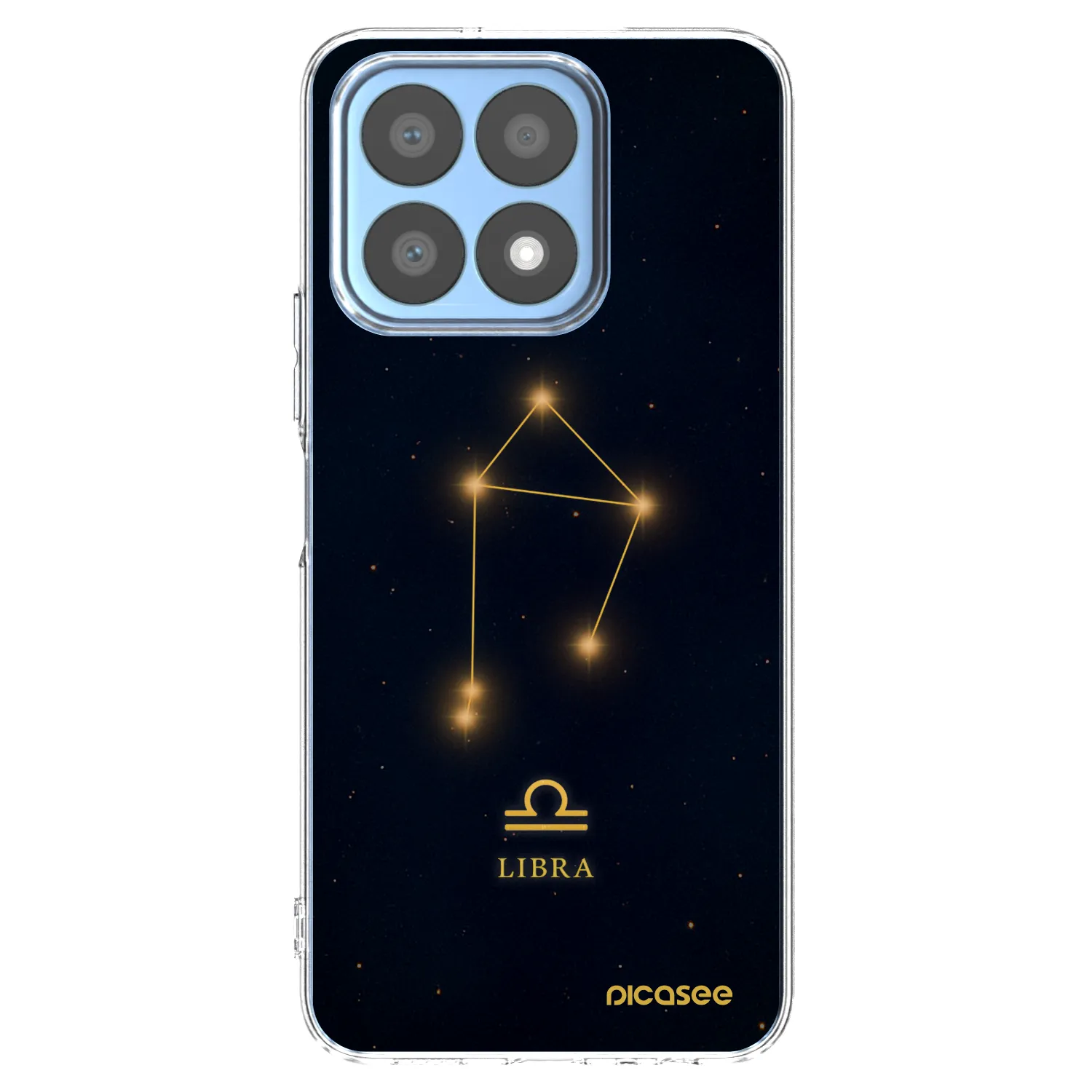 Picasee silikonska prozirna maskica za Honor X8a - LIBRA