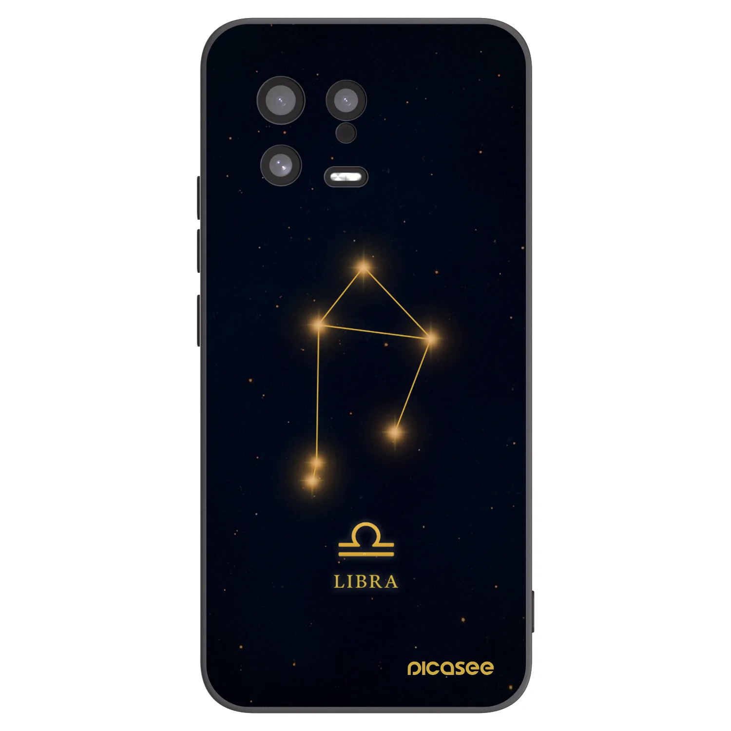 Picasee crna silikonska maskica za Xiaomi 13 - LIBRA