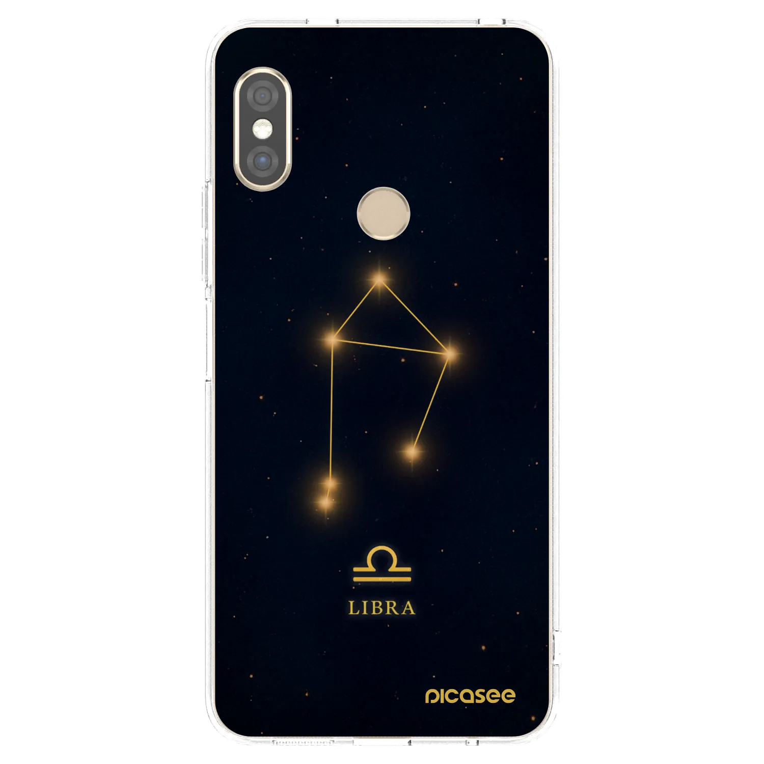 Picasee silikonska prozirna maskica za Xiaomi Redmi Note 5 Global - LIBRA