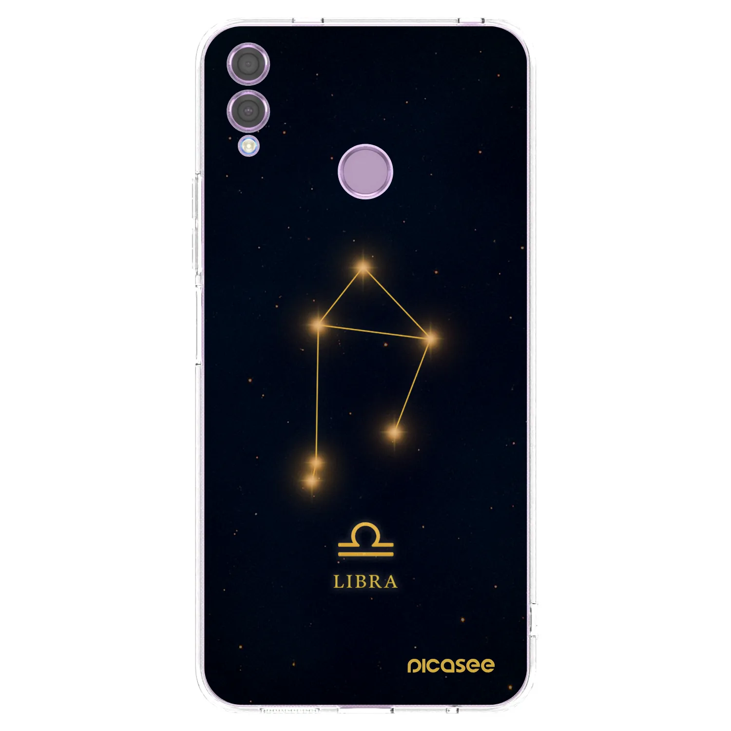 Picasee silikonska prozirna maskica za Honor 8X - LIBRA