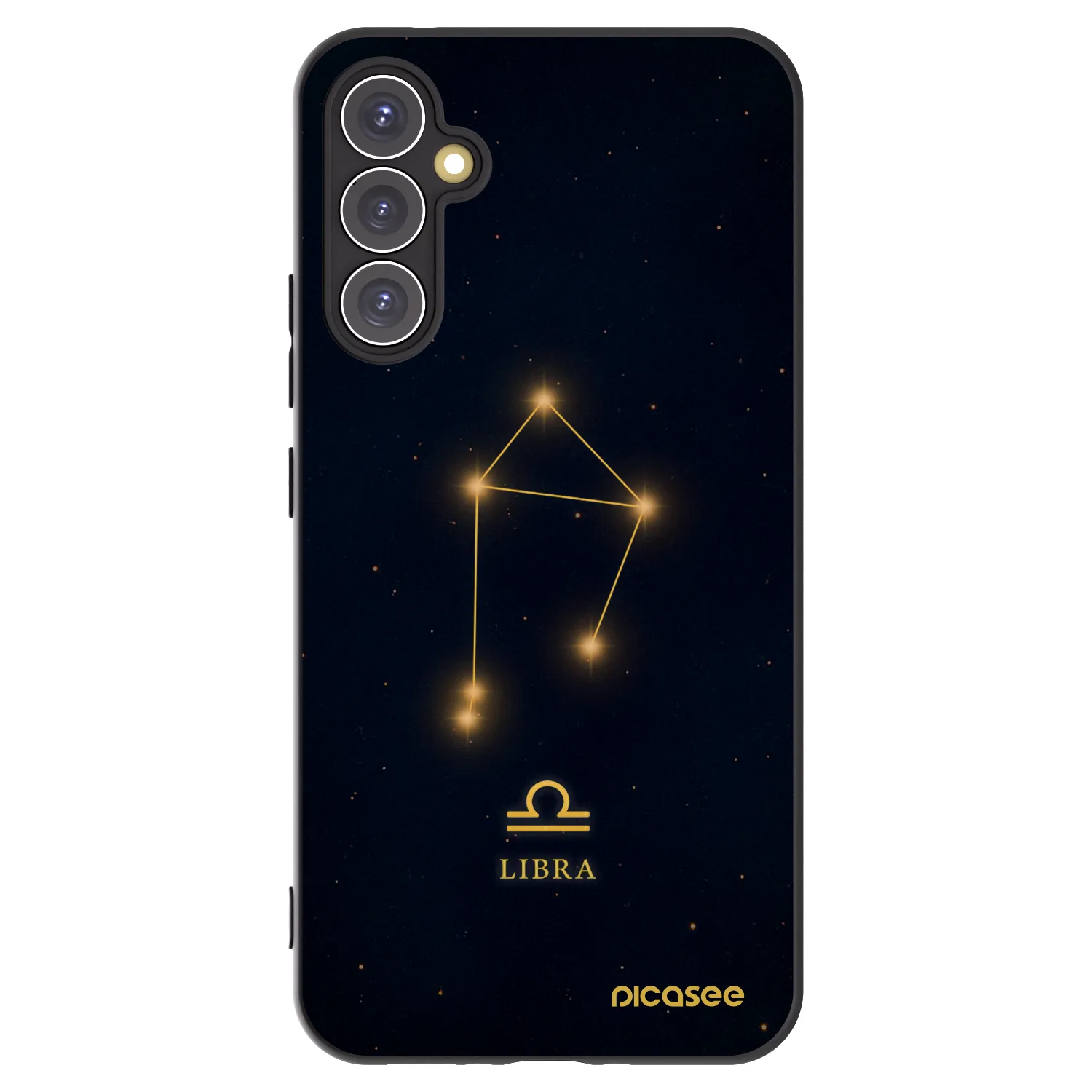 Picasee crna silikonska maskica za Samsung Galaxy A34 5G A346B - LIBRA