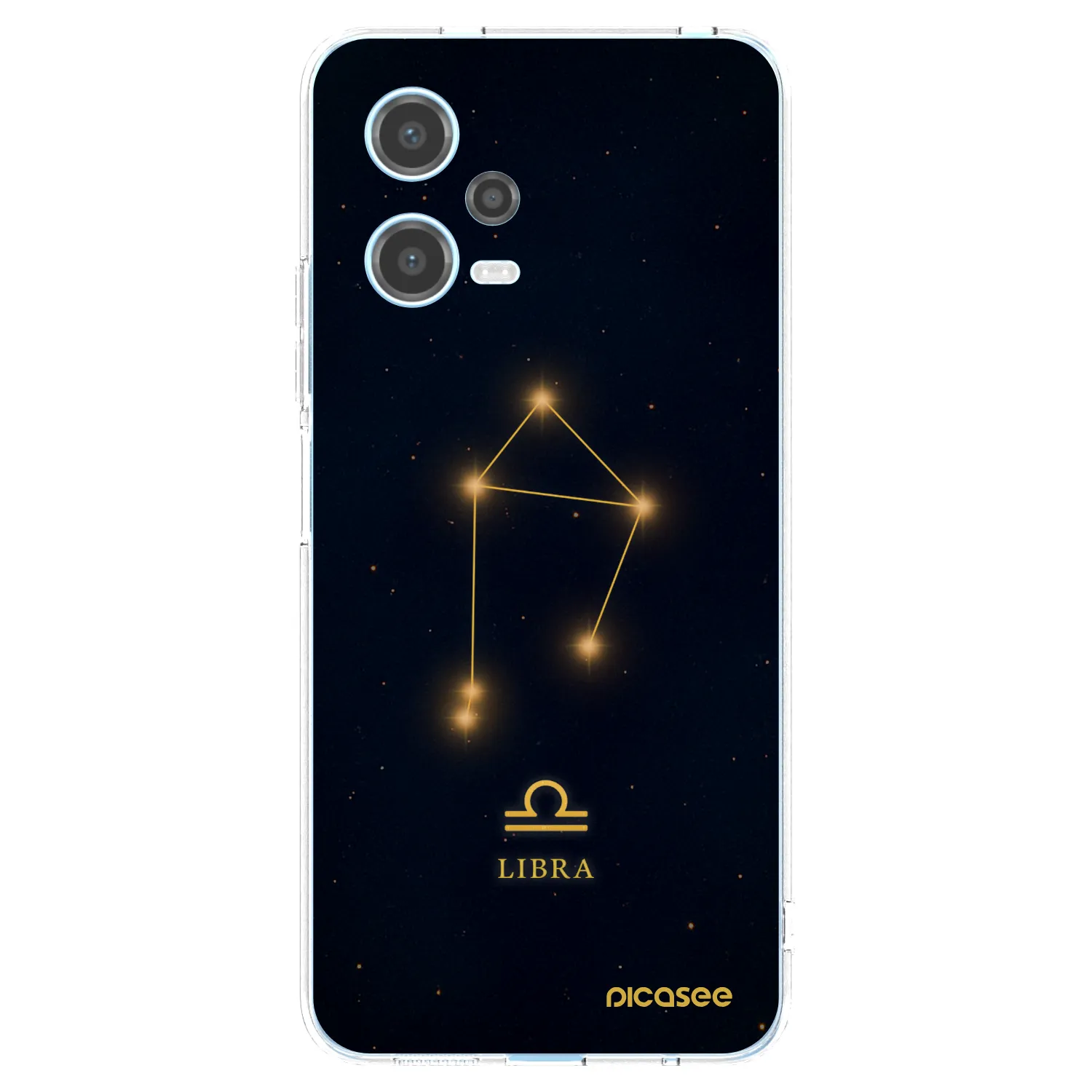 Picasee silikonska prozirna maskica za Xiaomi Redmi Note 12 5G - LIBRA