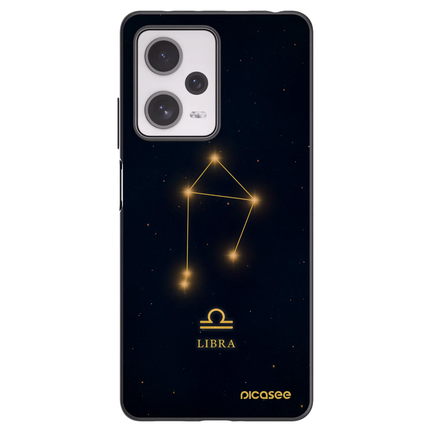 Picasee crna silikonska maskica za Xiaomi Redmi Note 12 Pro+ 5G - LIBRA