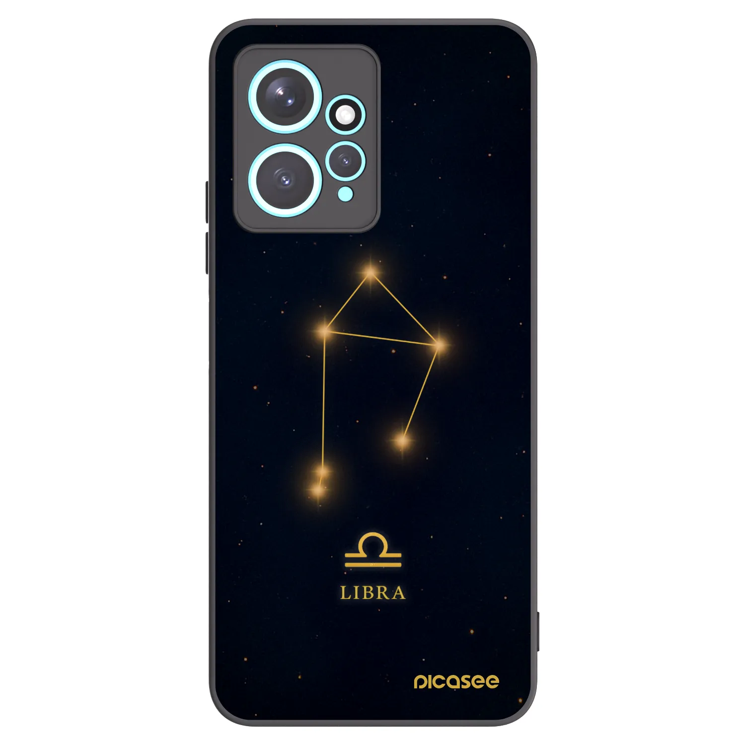 Picasee crna silikonska maskica za Xiaomi Redmi Note 12 4G - LIBRA
