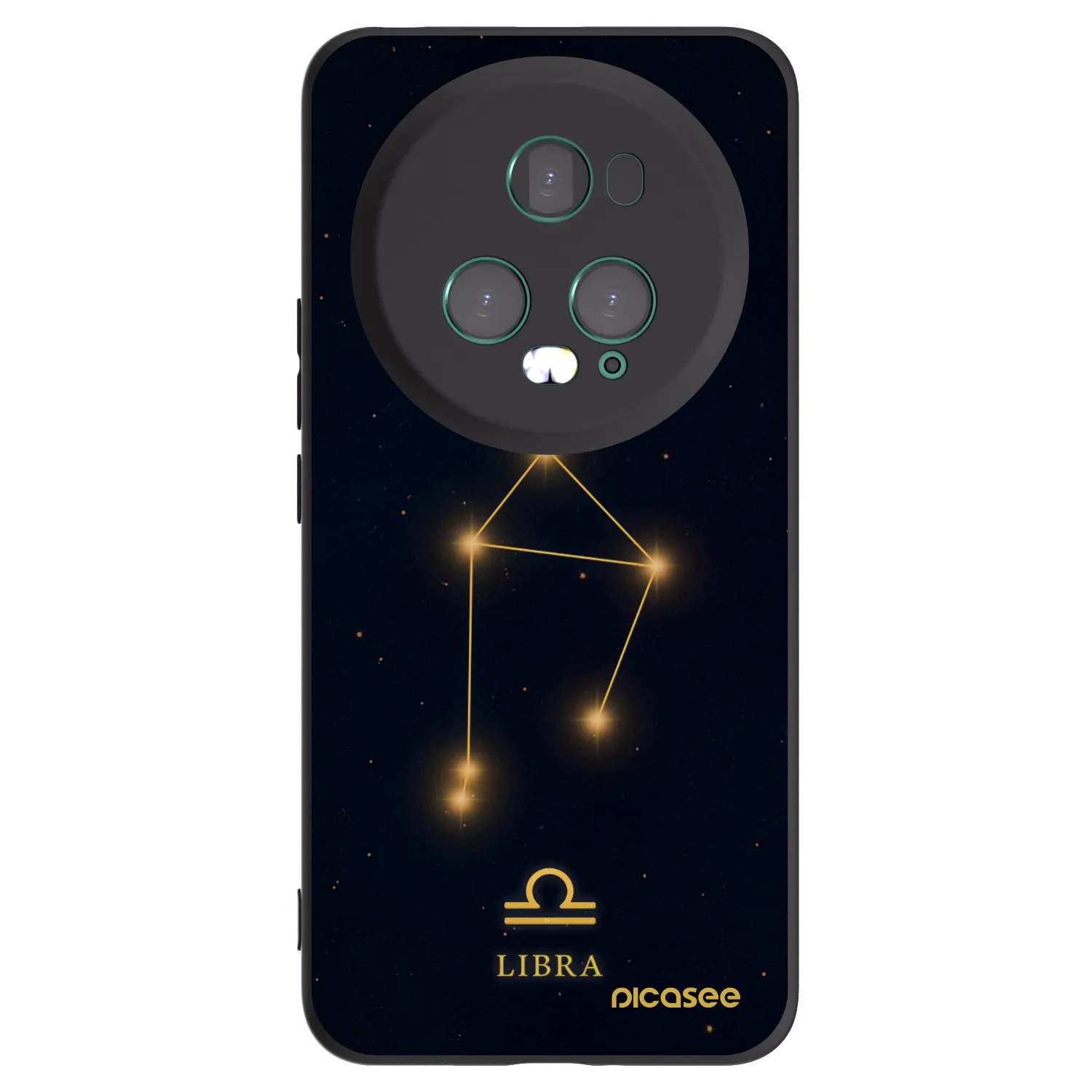 Picasee crna silikonska maskica za Honor Magic5 Pro - LIBRA