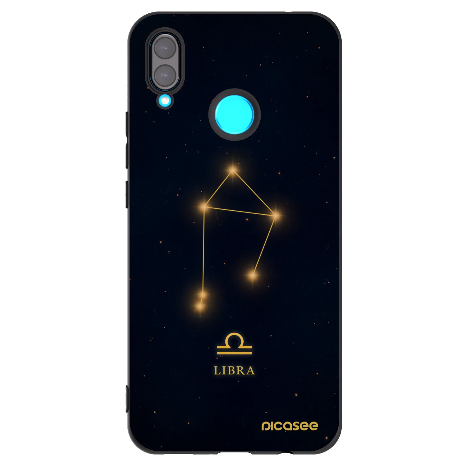 Picasee crna silikonska maskica za Huawei Nova 3 - LIBRA