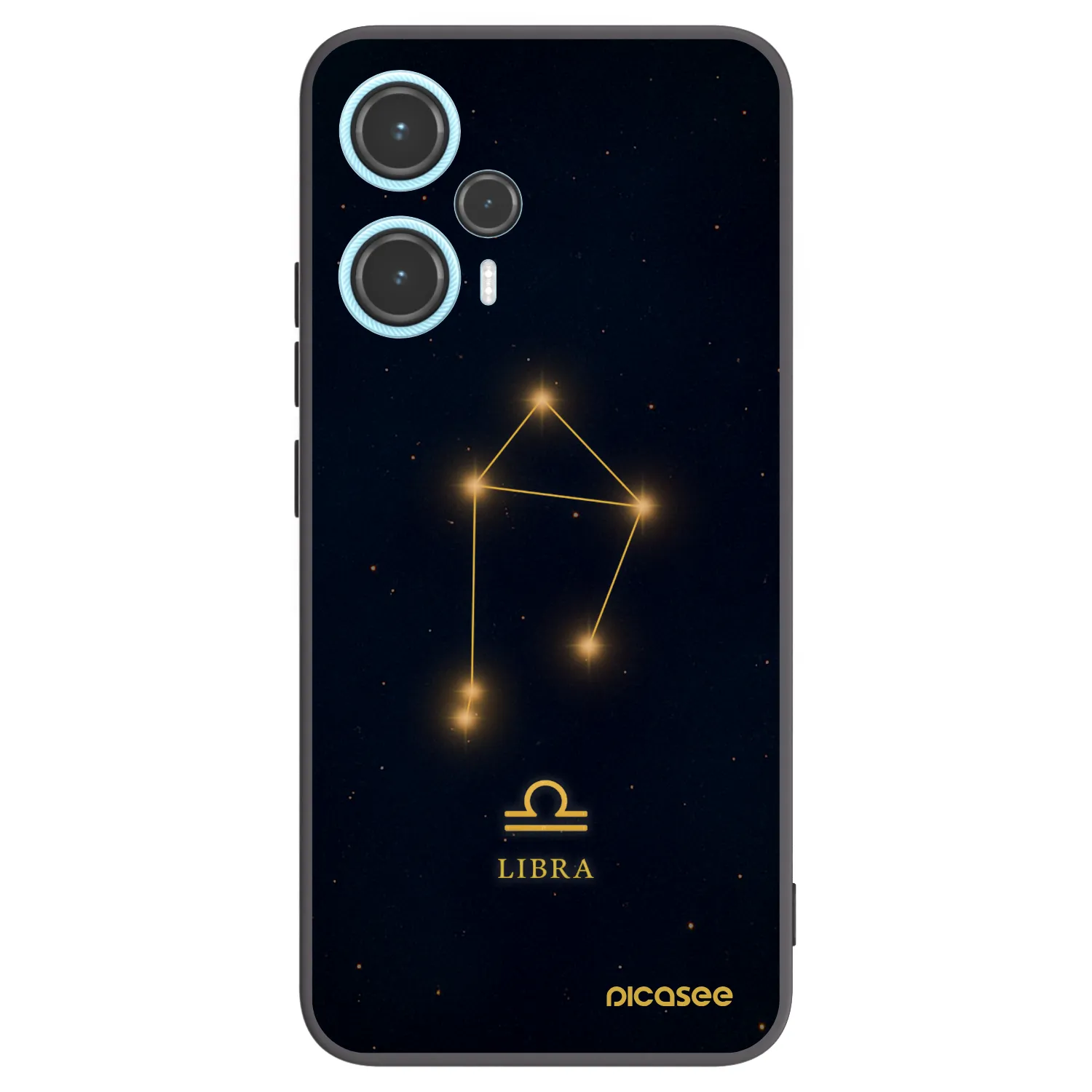 Picasee crna silikonska maskica za Xiaomi Poco F5 - LIBRA