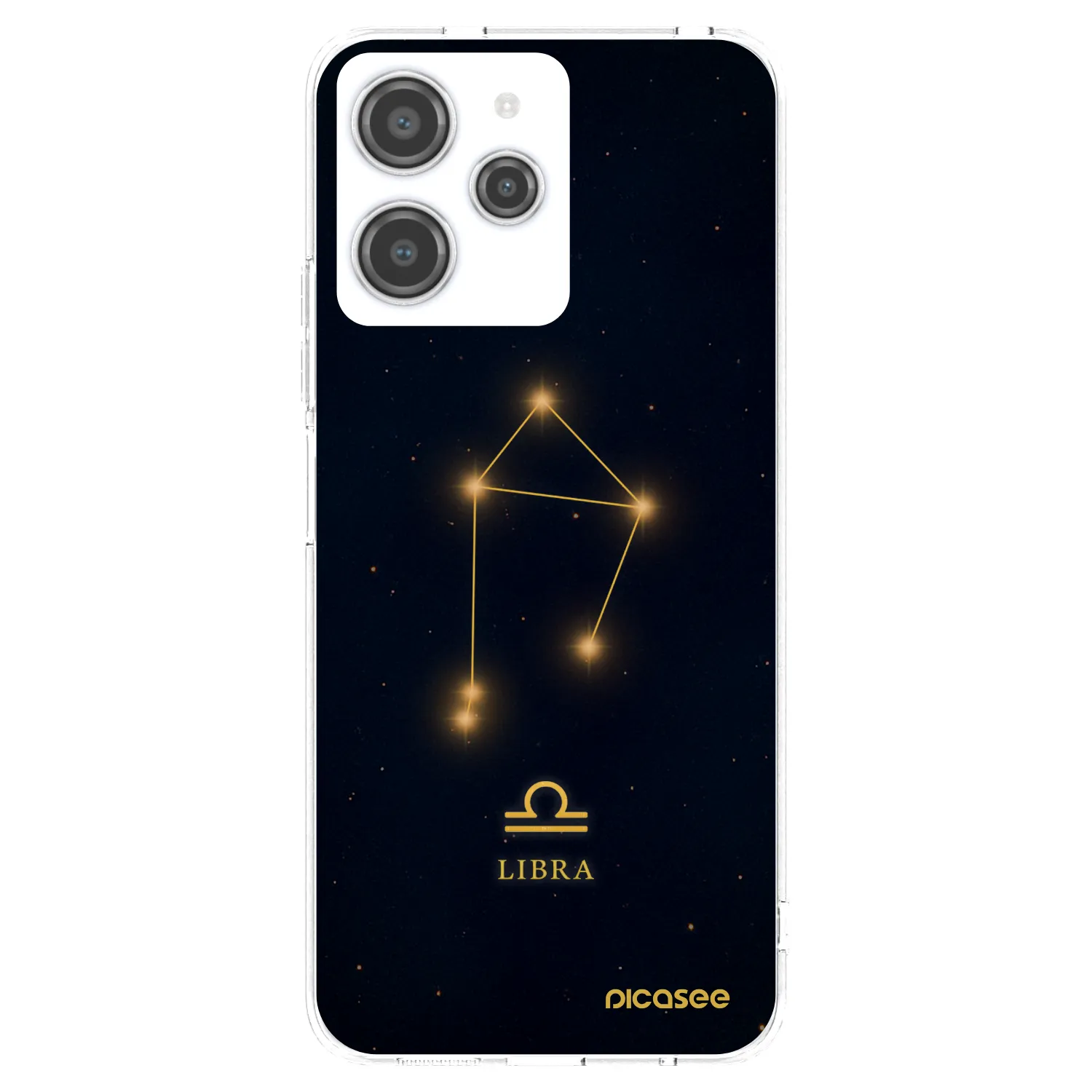 Picasee silikonska prozirna maskica za Xiaomi Redmi 12 4G - LIBRA