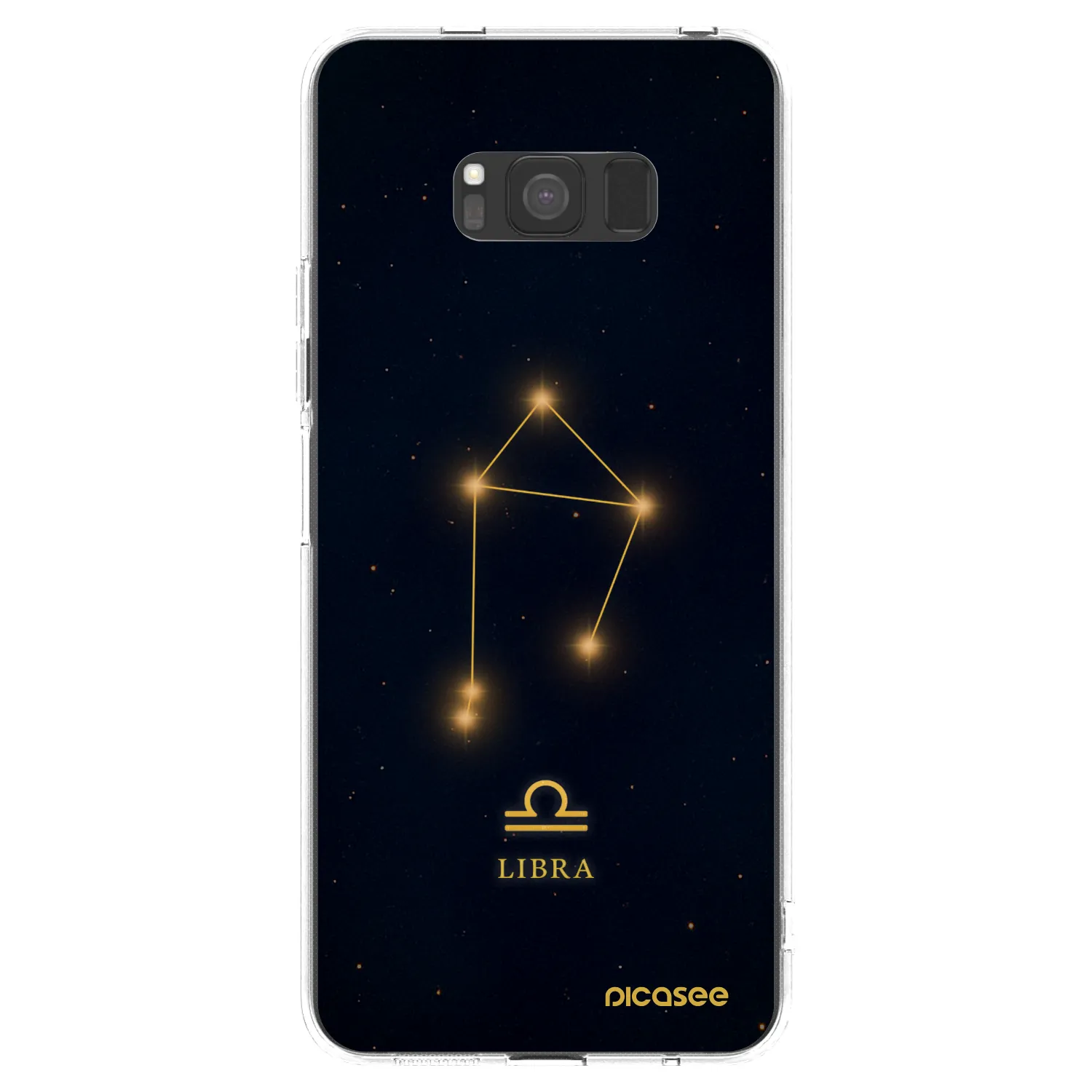 Picasee silikonska prozirna maskica za Samsung Galaxy S8 G950F - LIBRA