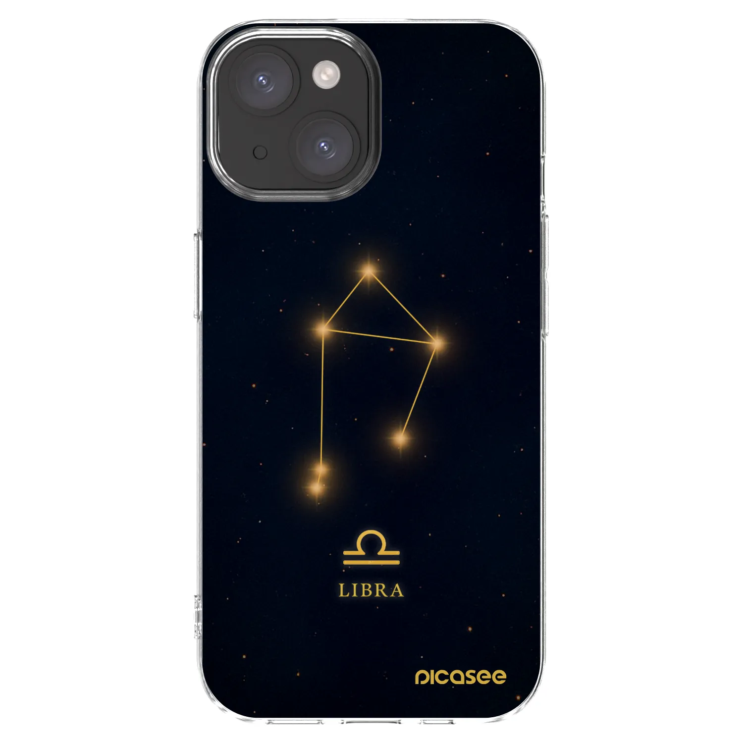 Picasee silikonska prozirna maskica za Apple iPhone 15 - LIBRA