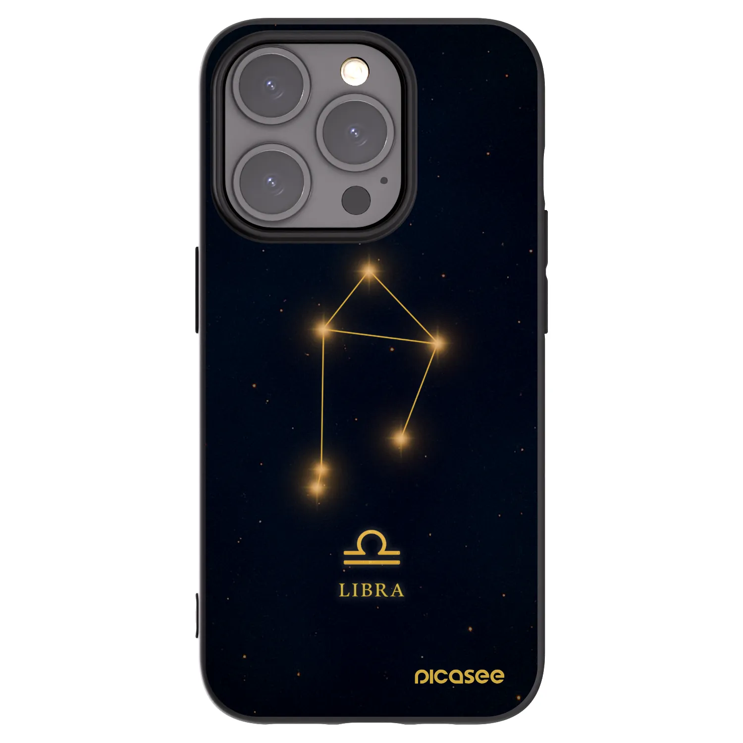 Picasee crna silikonska maskica za Apple iPhone 15 Pro - LIBRA