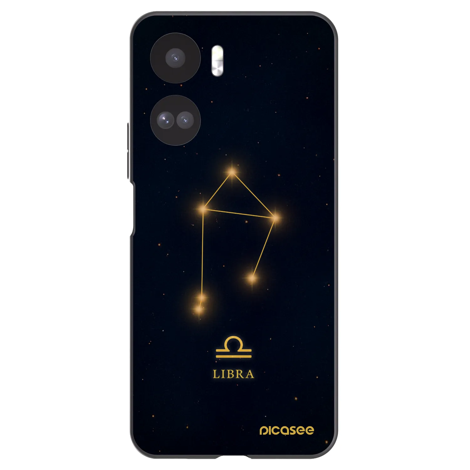 Picasee crna silikonska maskica za Honor 90 Lite 5G - LIBRA