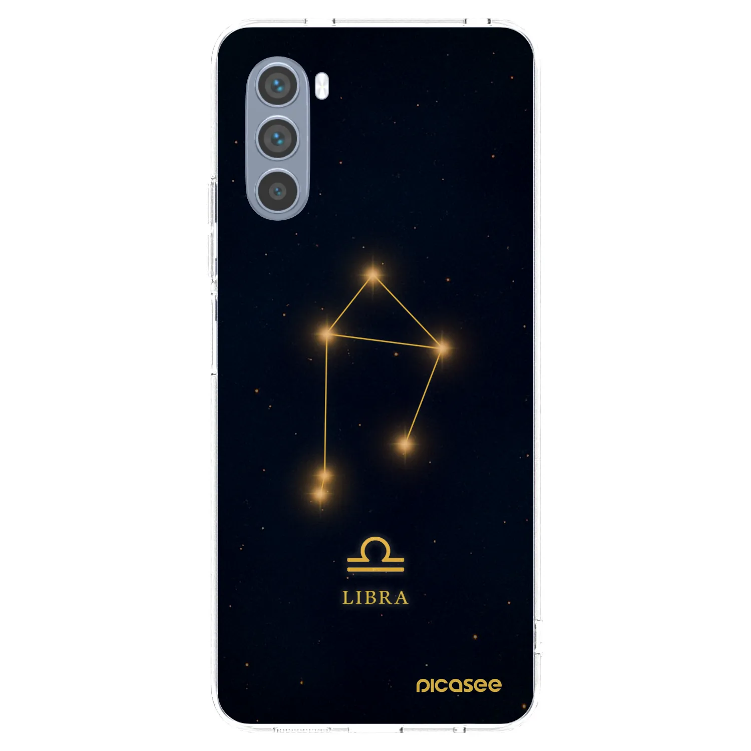 Picasee silikonska prozirna maskica za Motorola Moto G62 - LIBRA