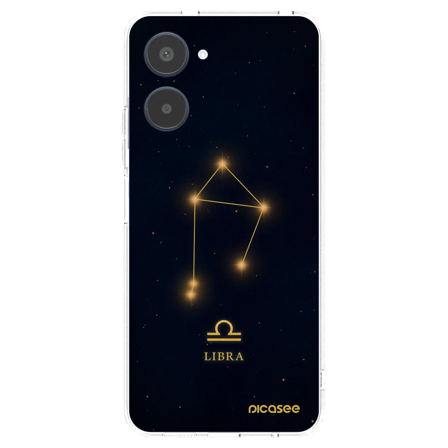 Picasee silikonska prozirna maskica za Realme 10 4G - LIBRA