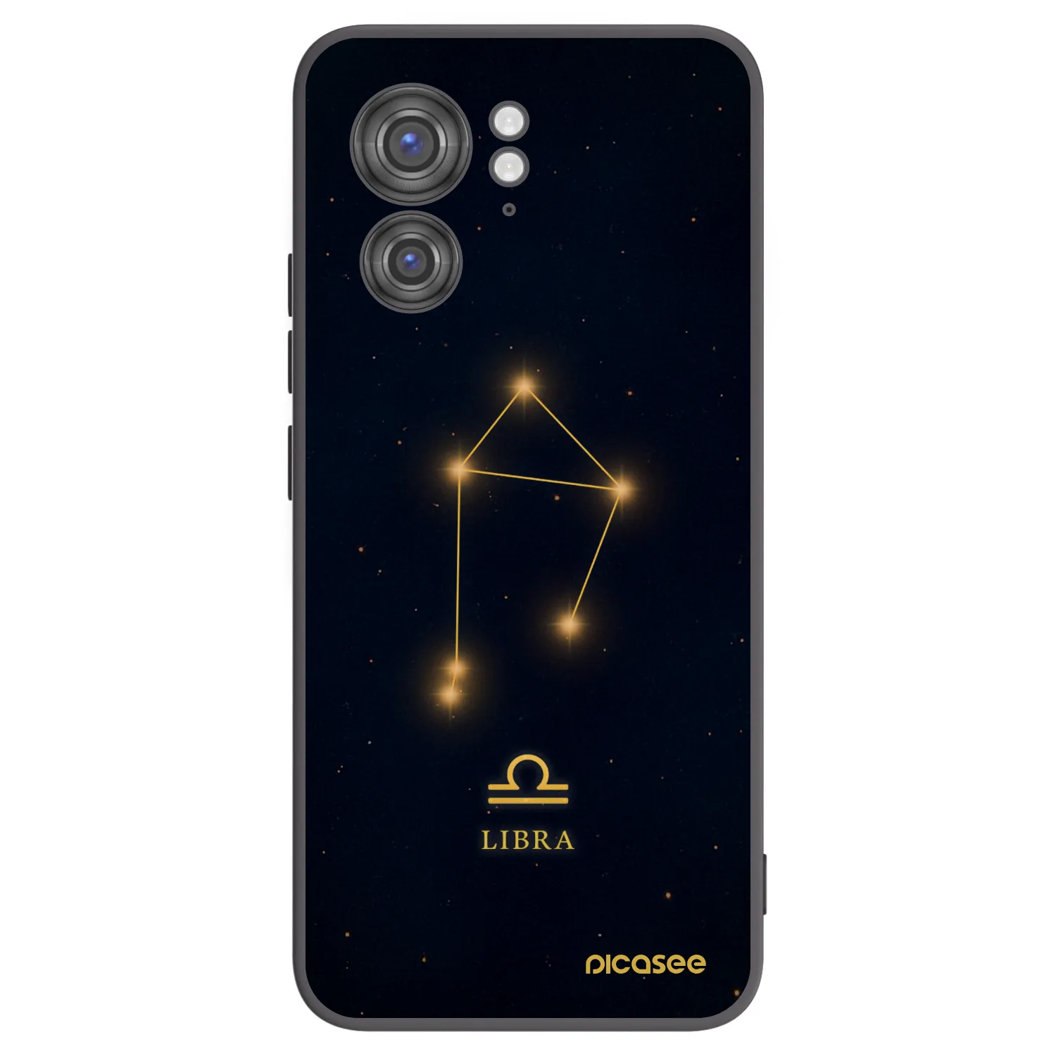 Picasee crna silikonska maskica za Motorola Edge 40 - LIBRA