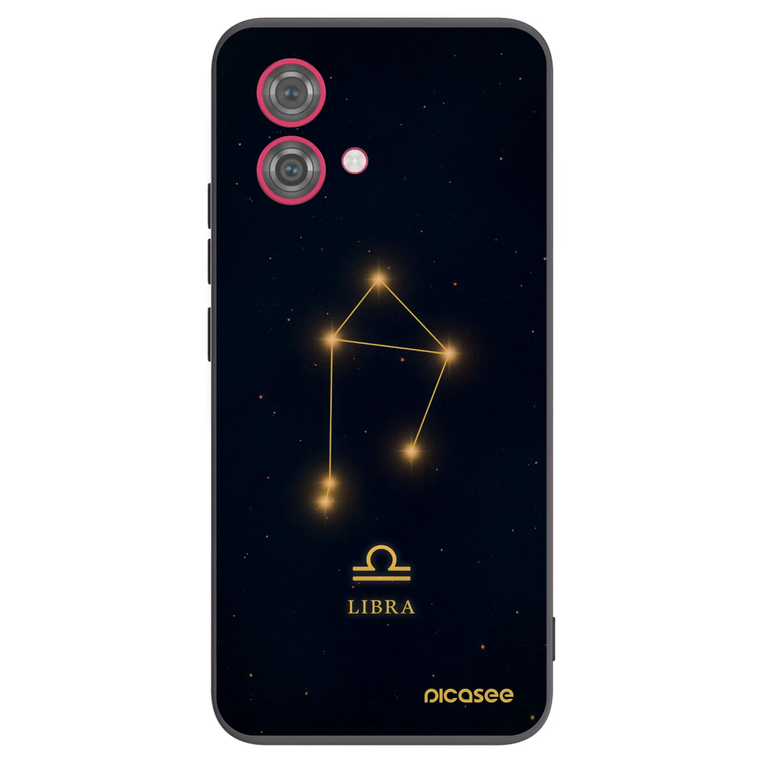 Picasee crna silikonska maskica za Motorola Moto G84 5G - LIBRA
