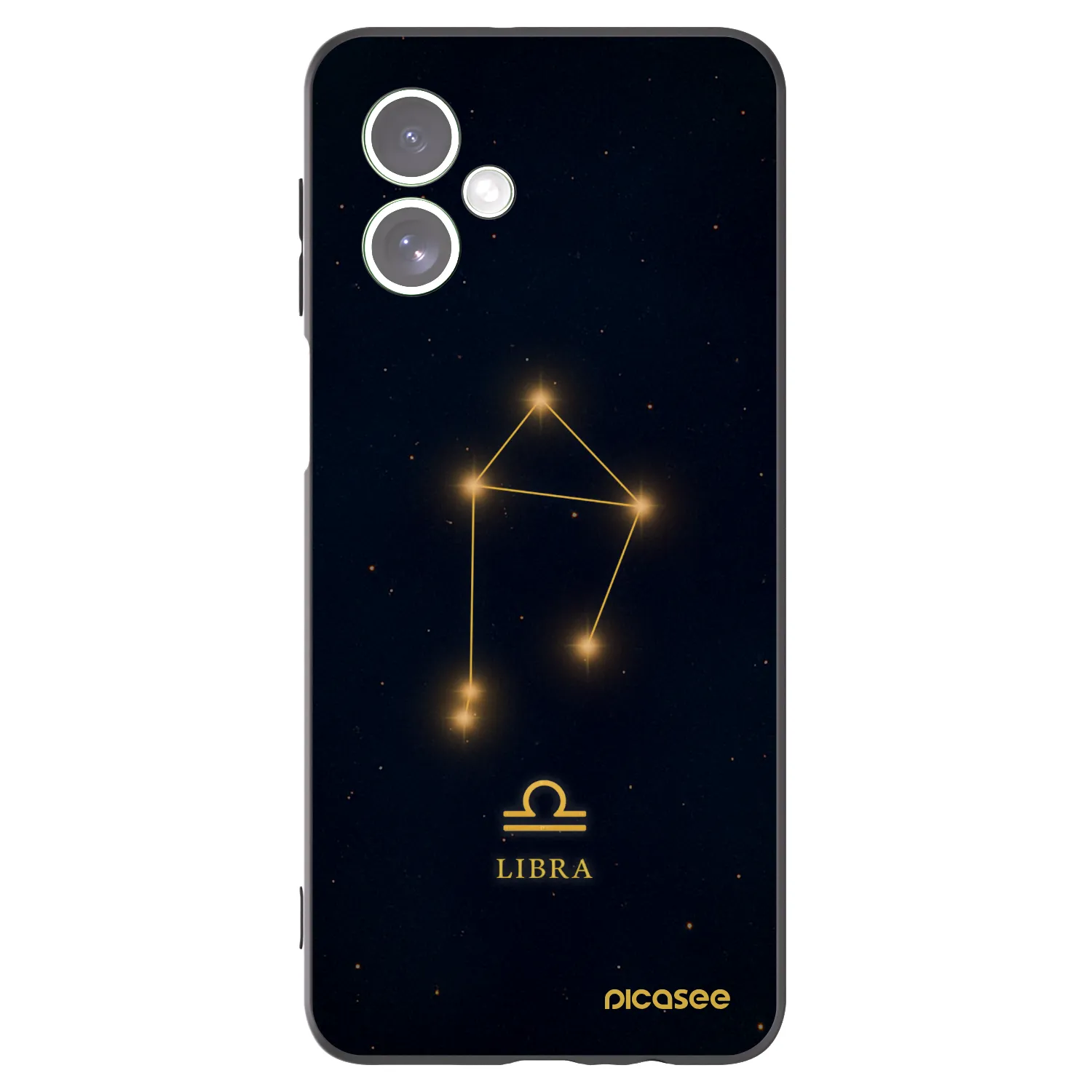 Picasee crna silikonska maskica za Motorola Moto G54 5G - LIBRA