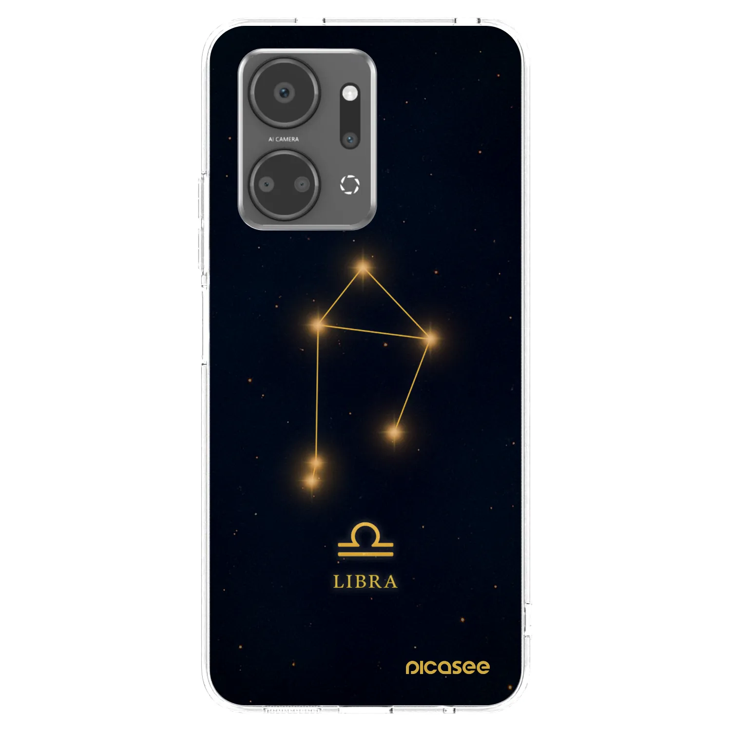 Picasee silikonska prozirna maskica za Honor X7a - LIBRA