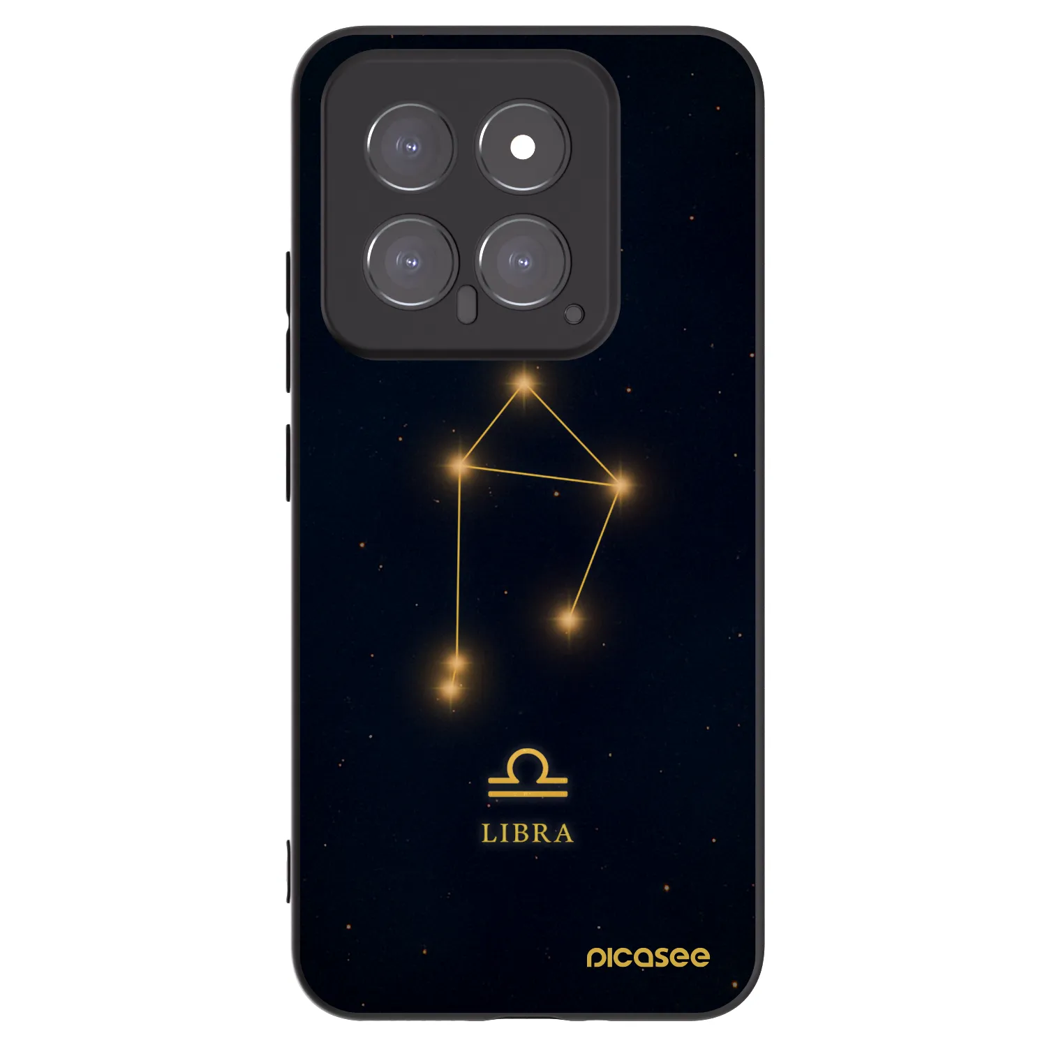 Picasee crna silikonska maskica za Xiaomi 14 - LIBRA