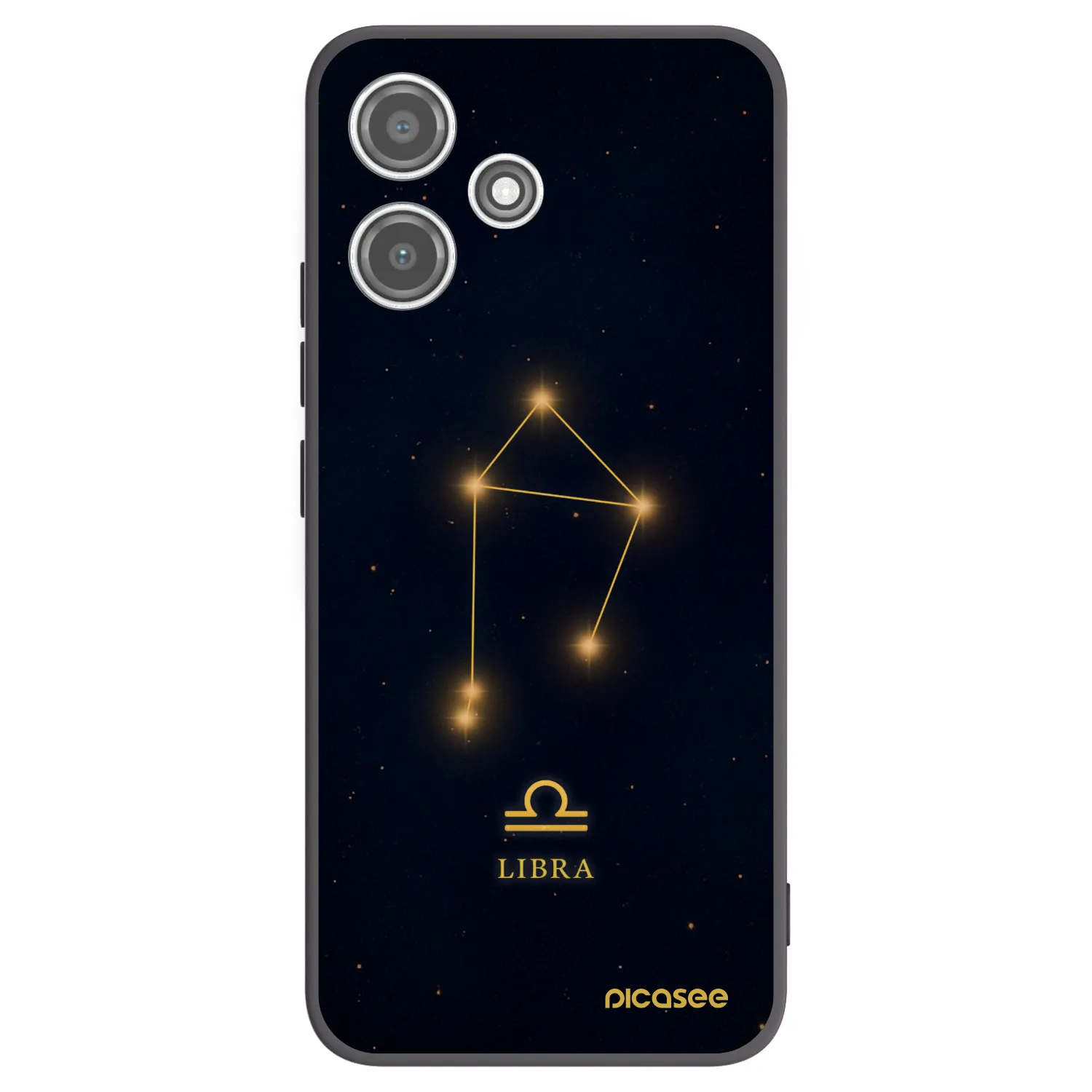 Picasee crna silikonska maskica za Xiaomi Redmi 12 5G - LIBRA